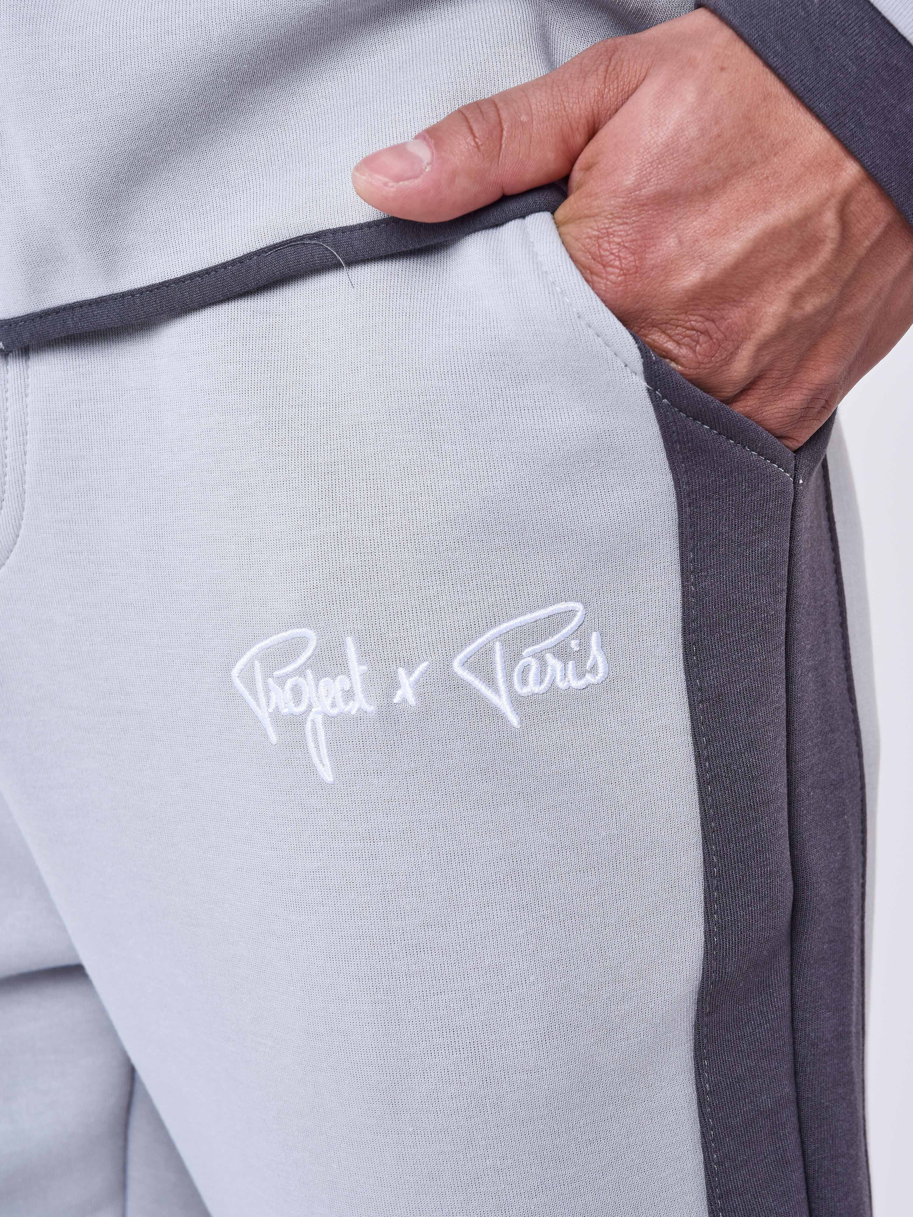 Two tone jogger bottoms-6