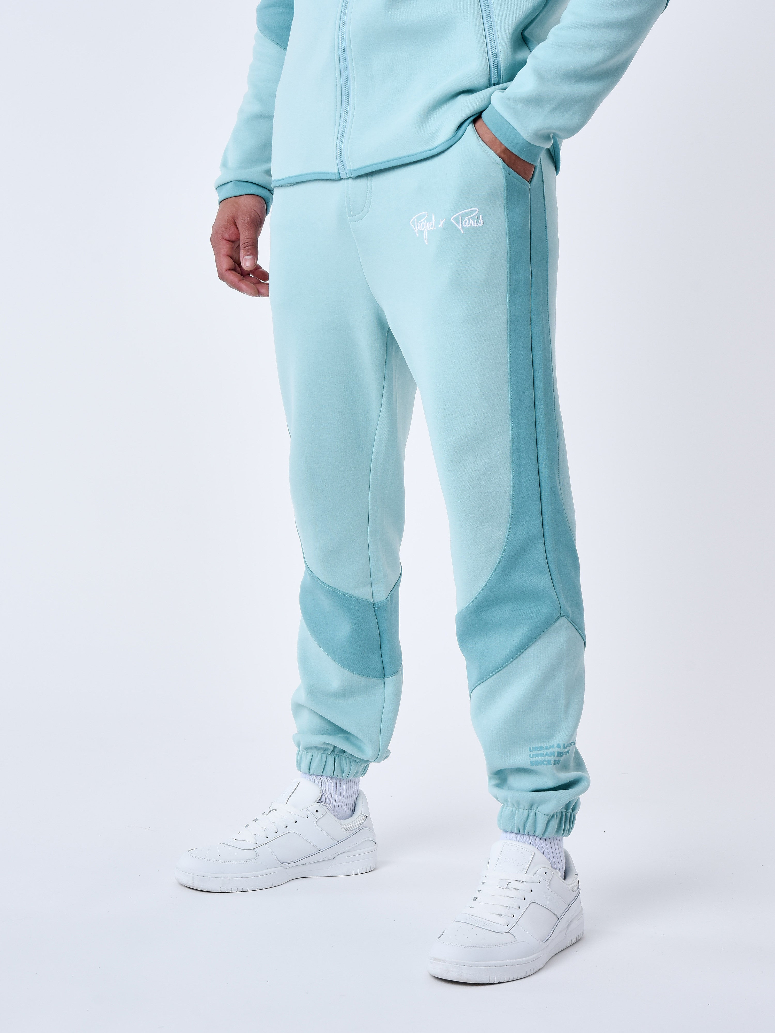 Two tone jogger bottoms-5