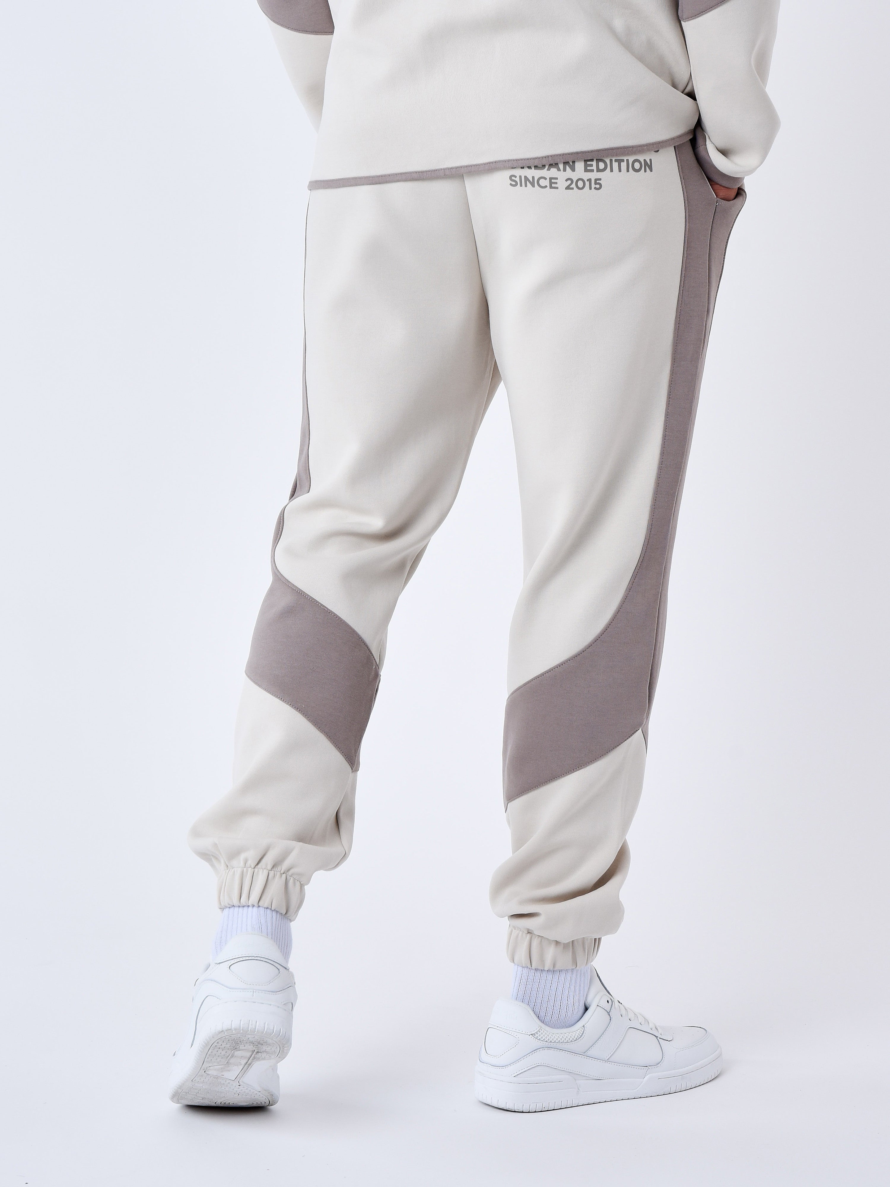 Two Tone Jogger Bottoms-6