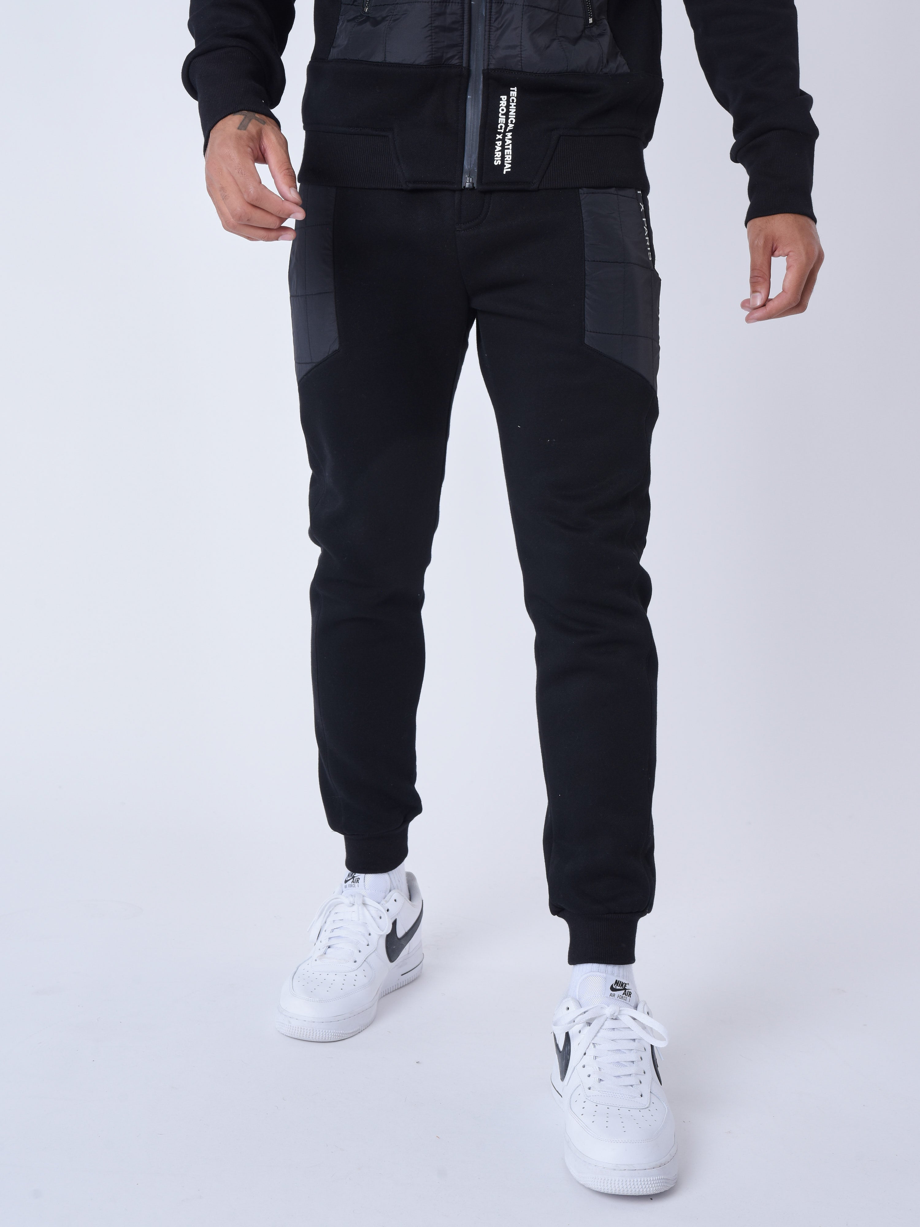 Pantaloni de trening cu inserție matlasată-2