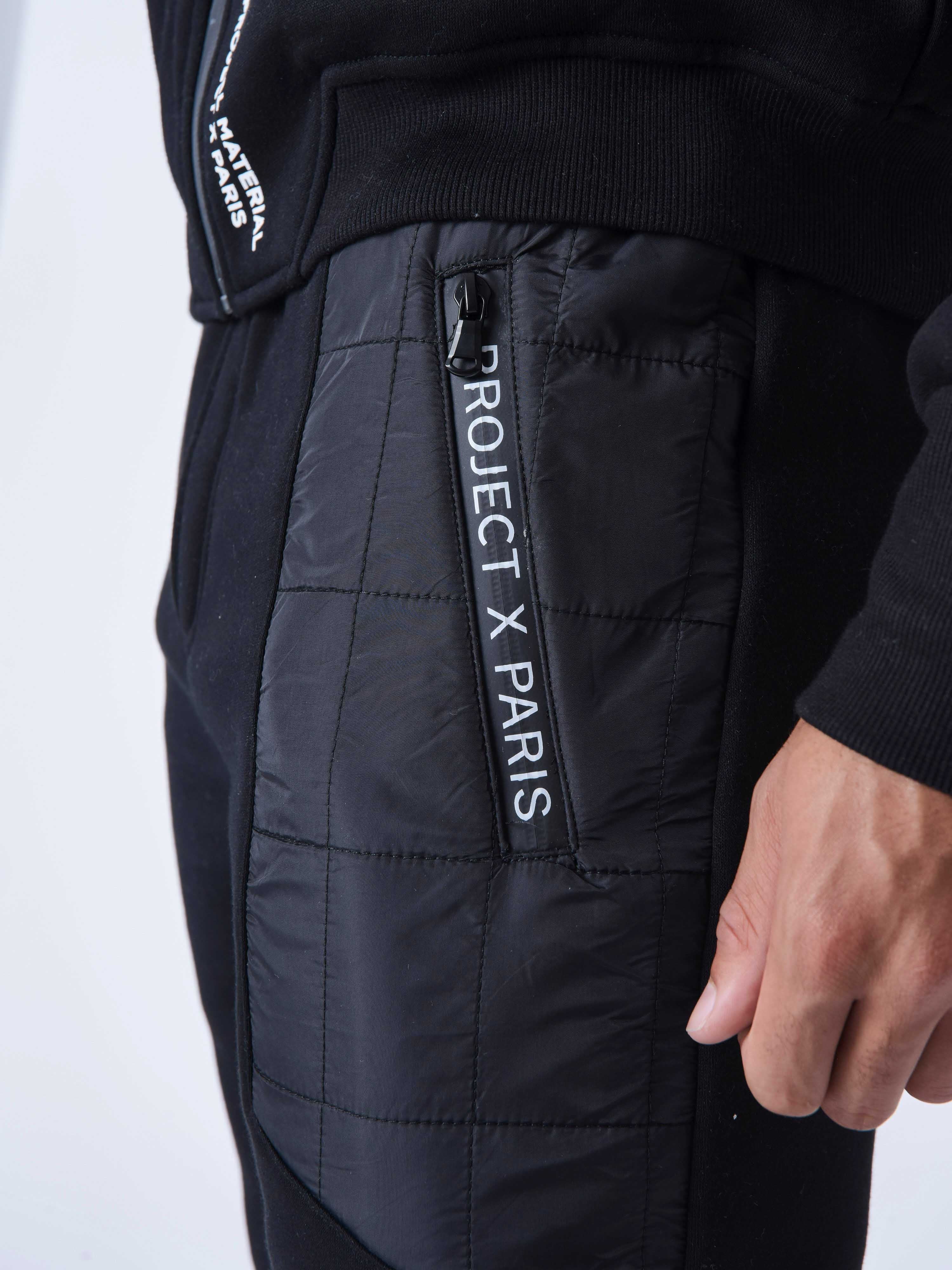 Pantaloni de trening cu inserție matlasată-6