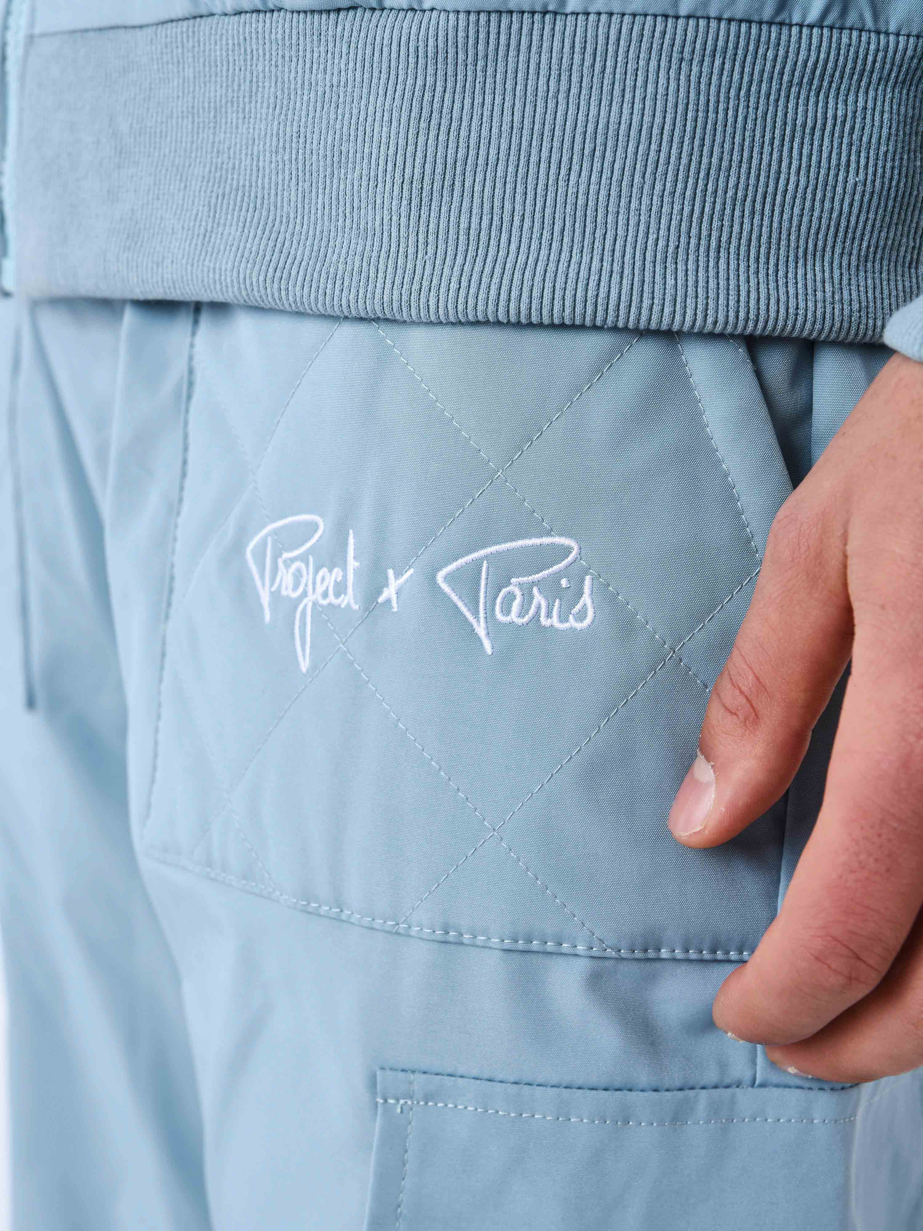 Cargo pants with panel-6