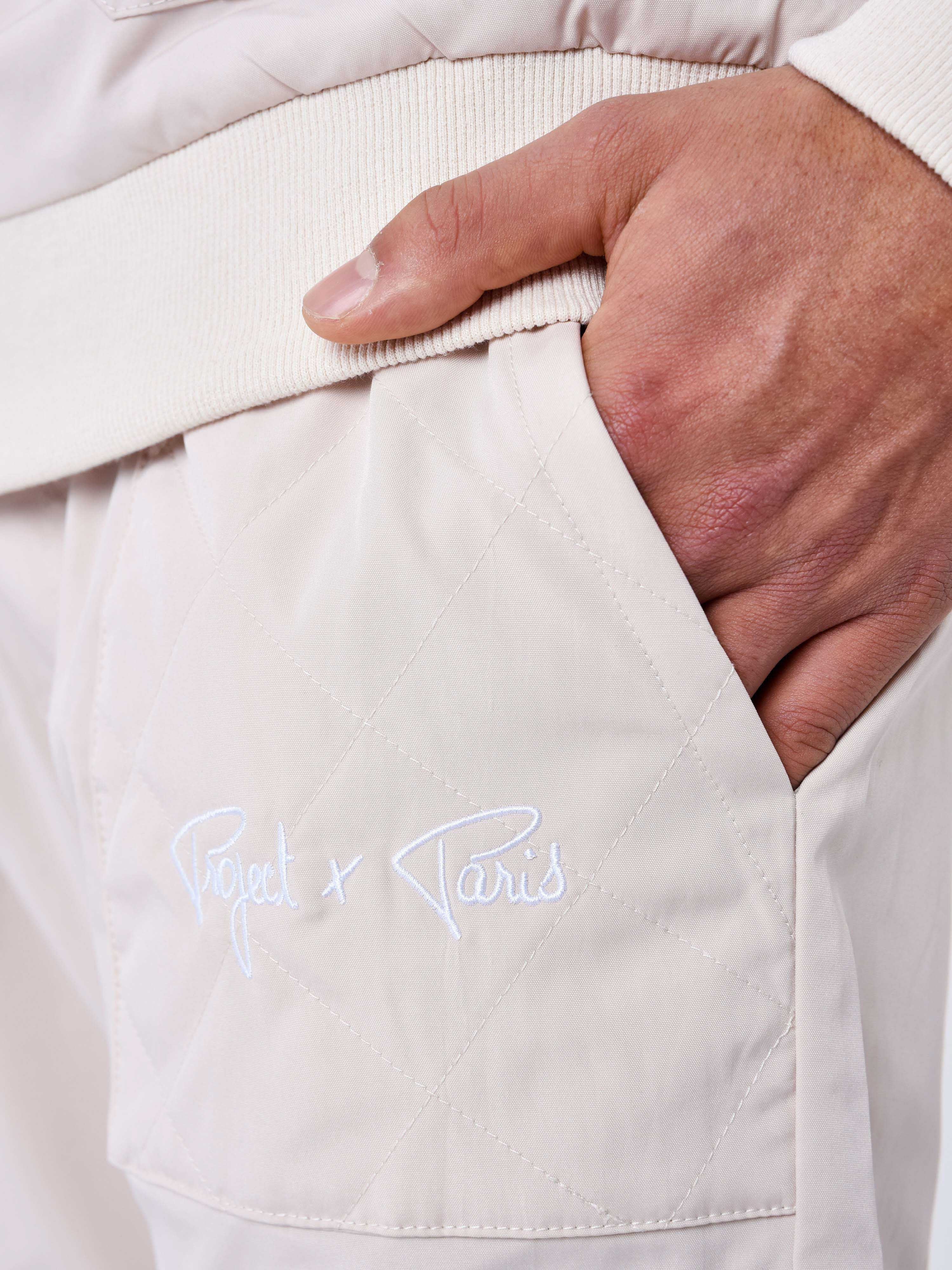 Cargo pants with panel-6