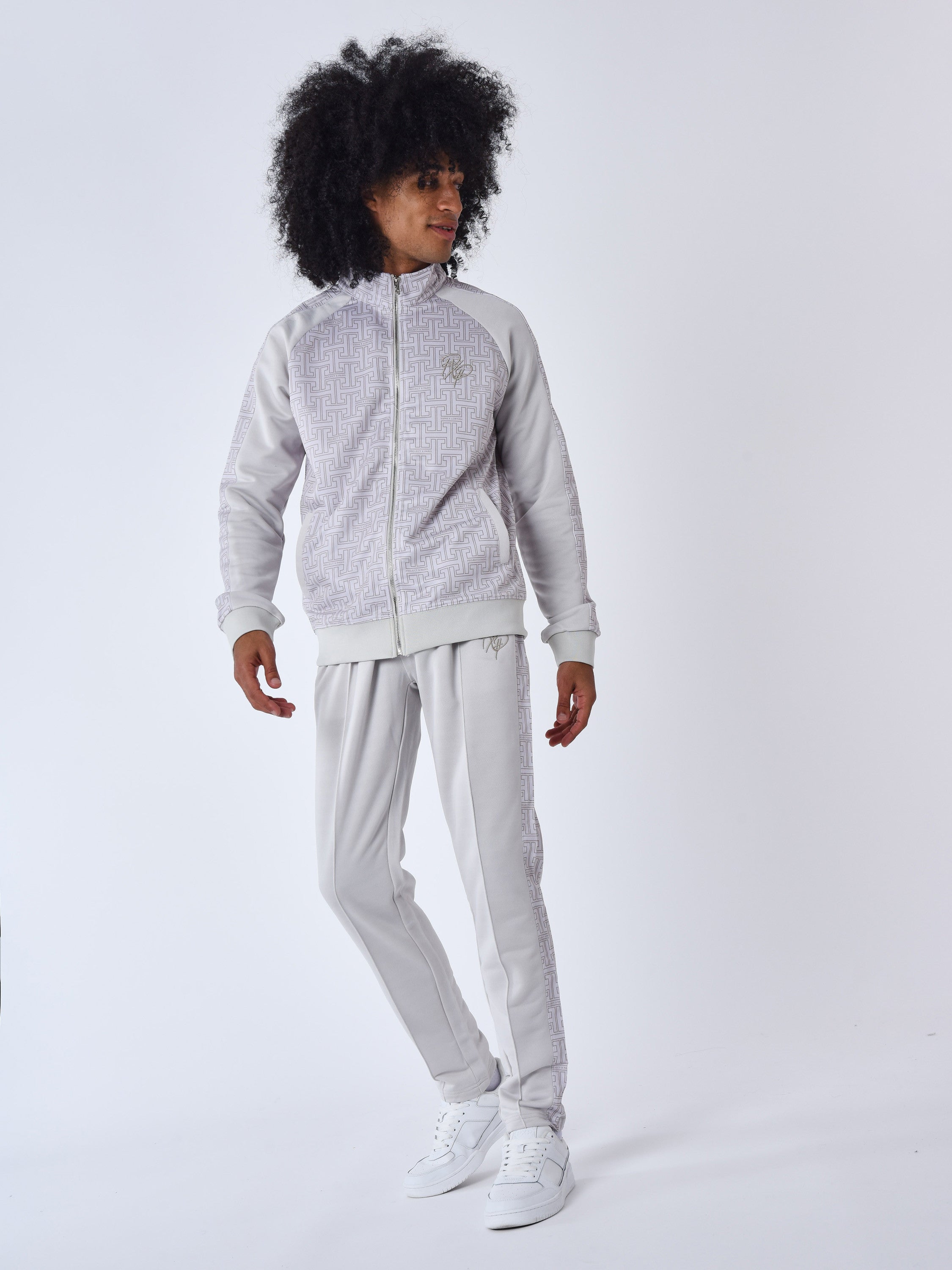 Band jogging bottoms all over labyrinth-5