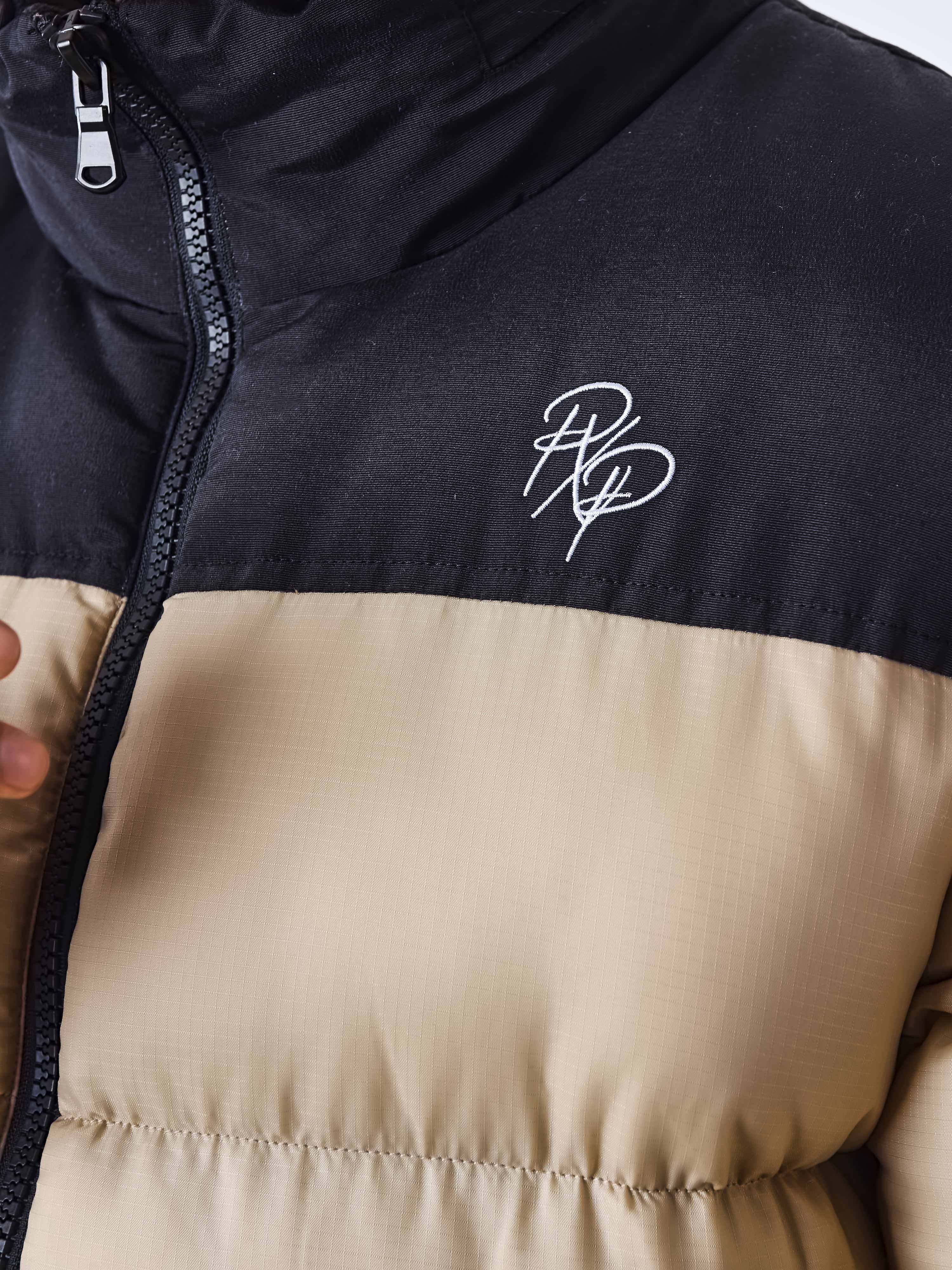 Panel padded jacket-8