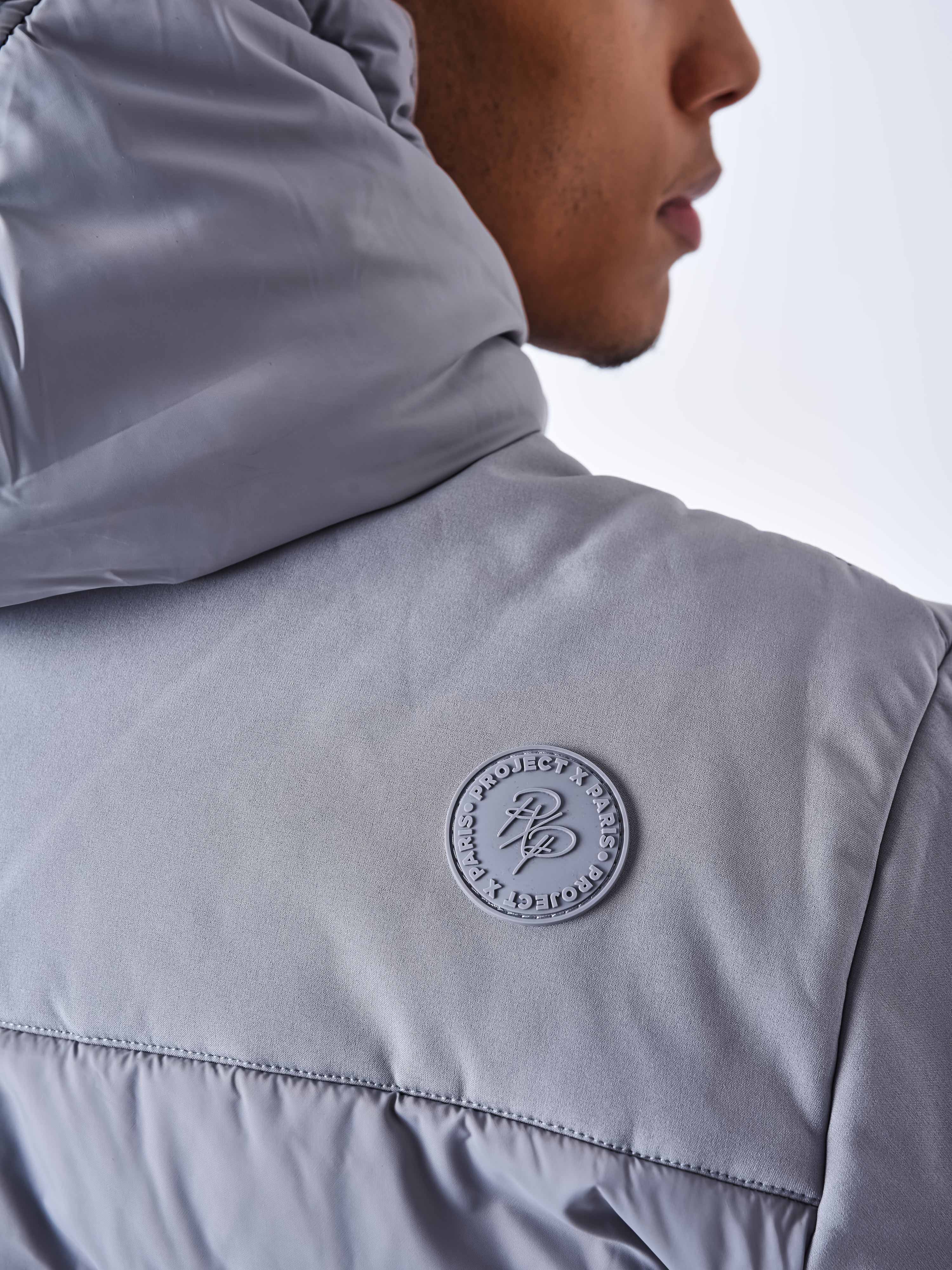 Two-tone quilted coat-9