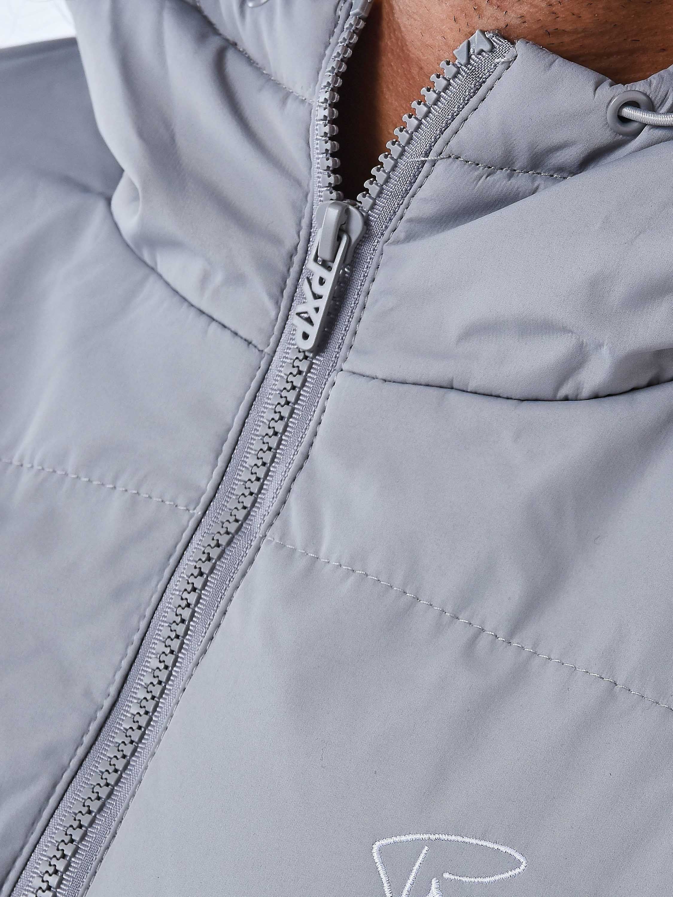 Steppjacke mit Taschen und Kapuze-7
