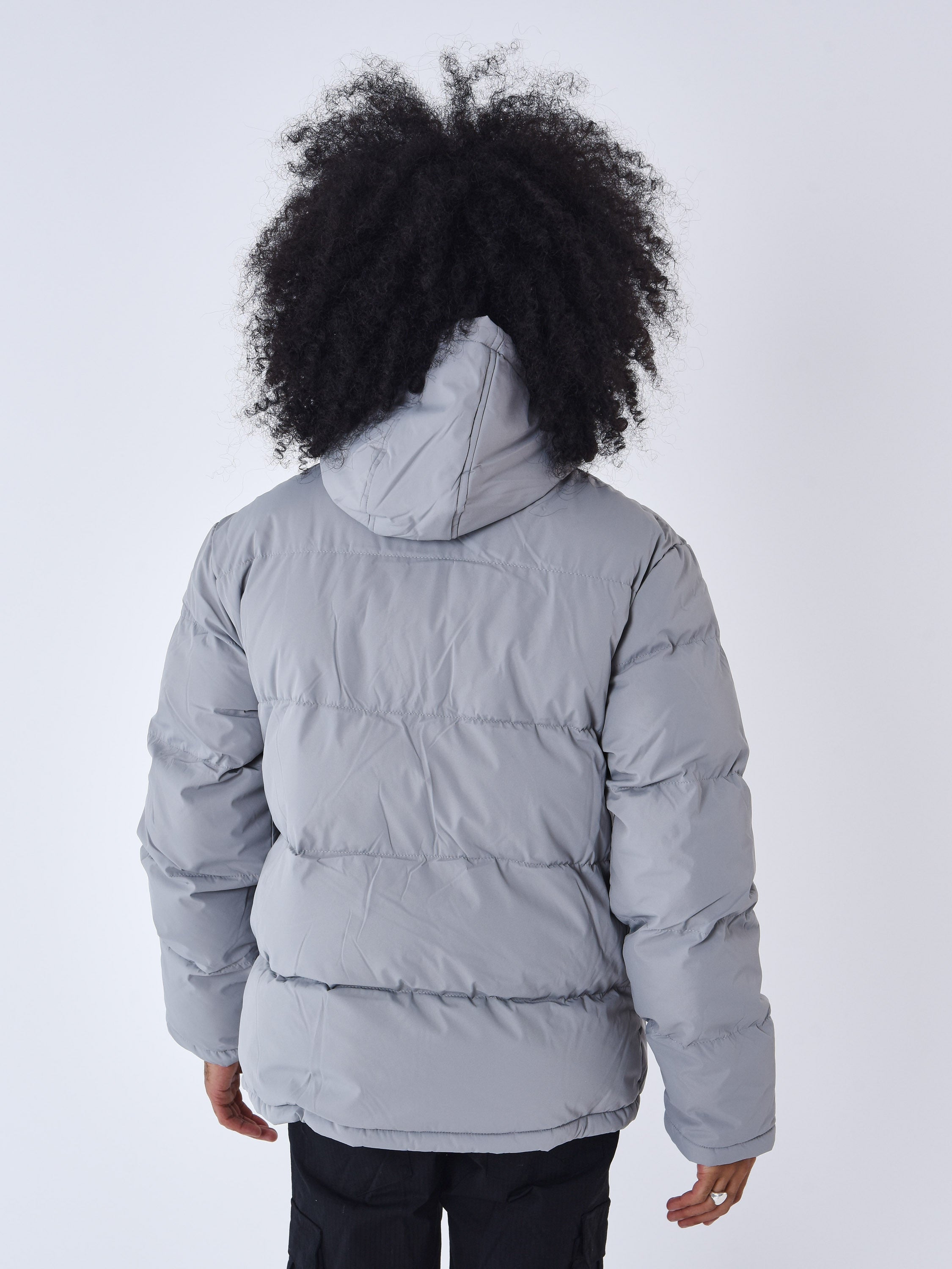 Steppjacke mit Taschen und Kapuze-2