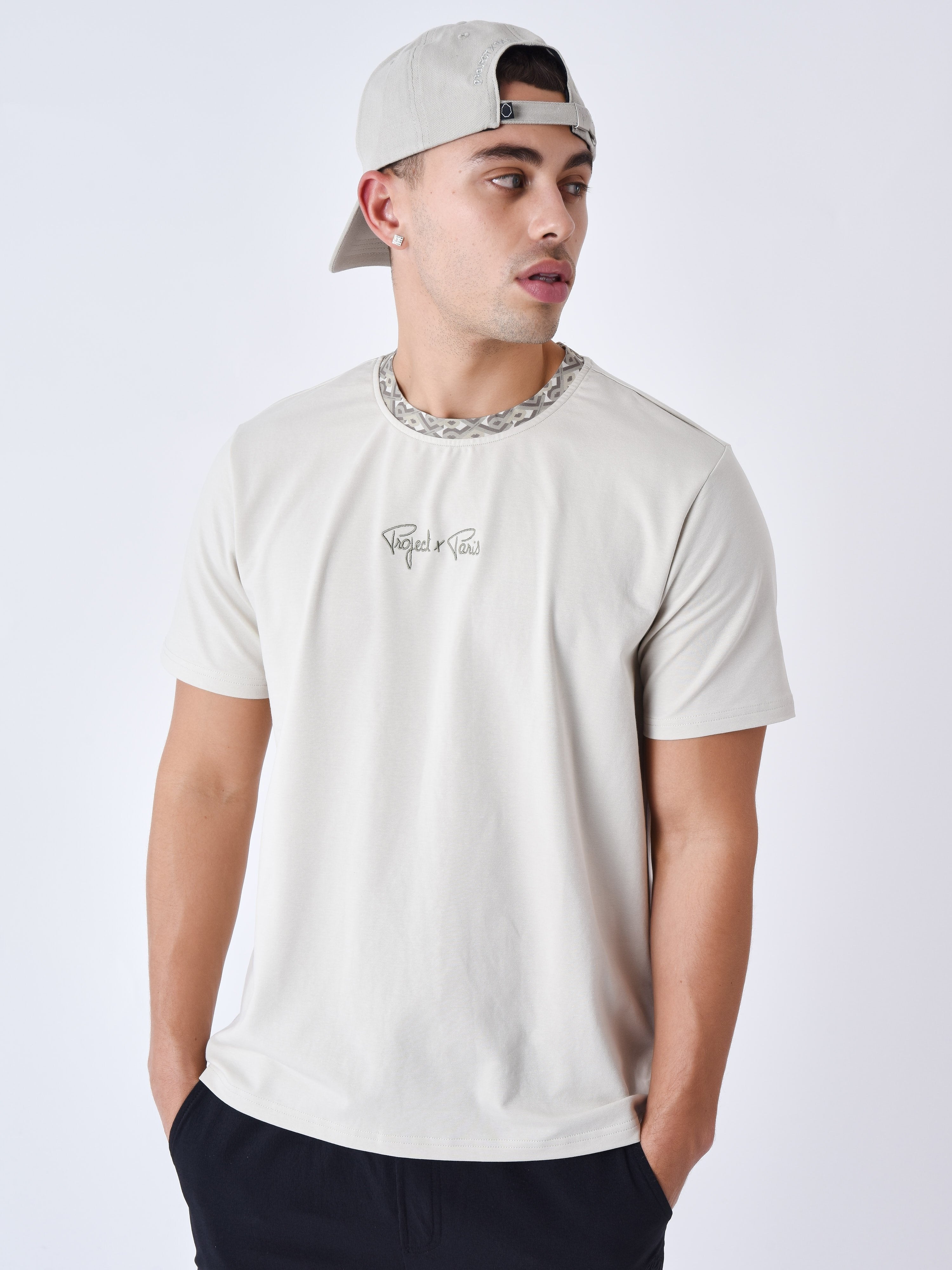 Tricou clasic cu guler Graphic Gaze-1