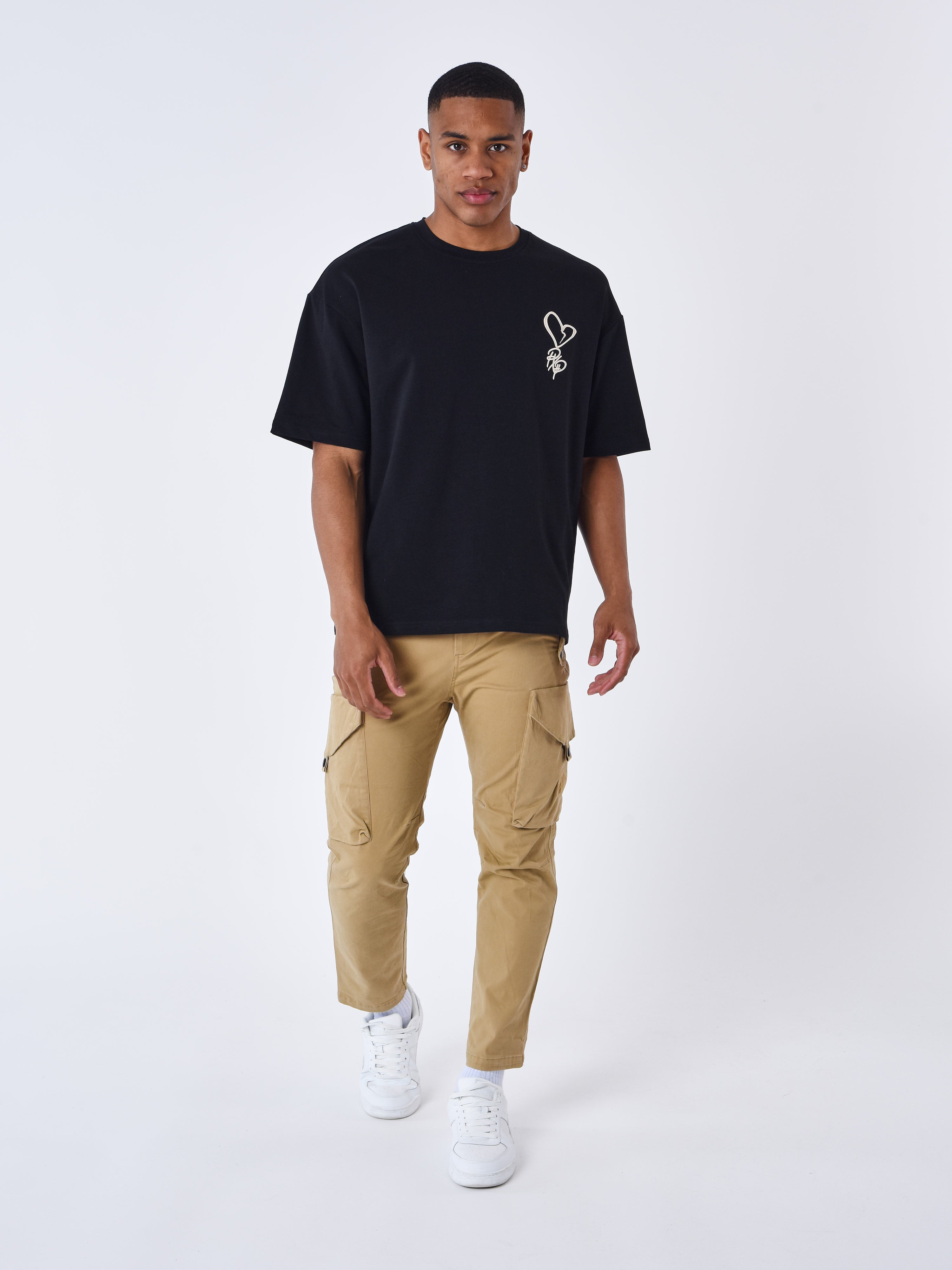 Camiseta coração bordado street-3