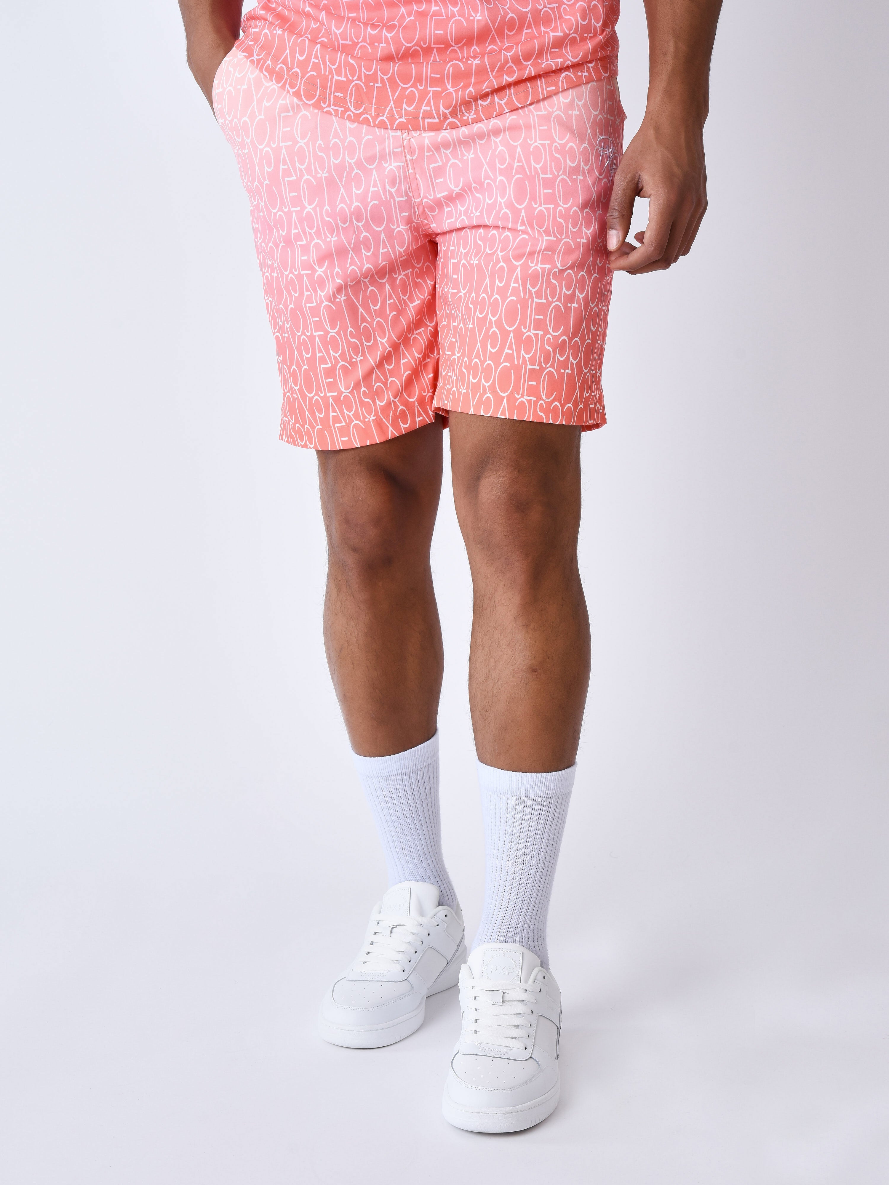 Badeshorts mit zweifarbigen Farbverlauf und All-over-Print-2