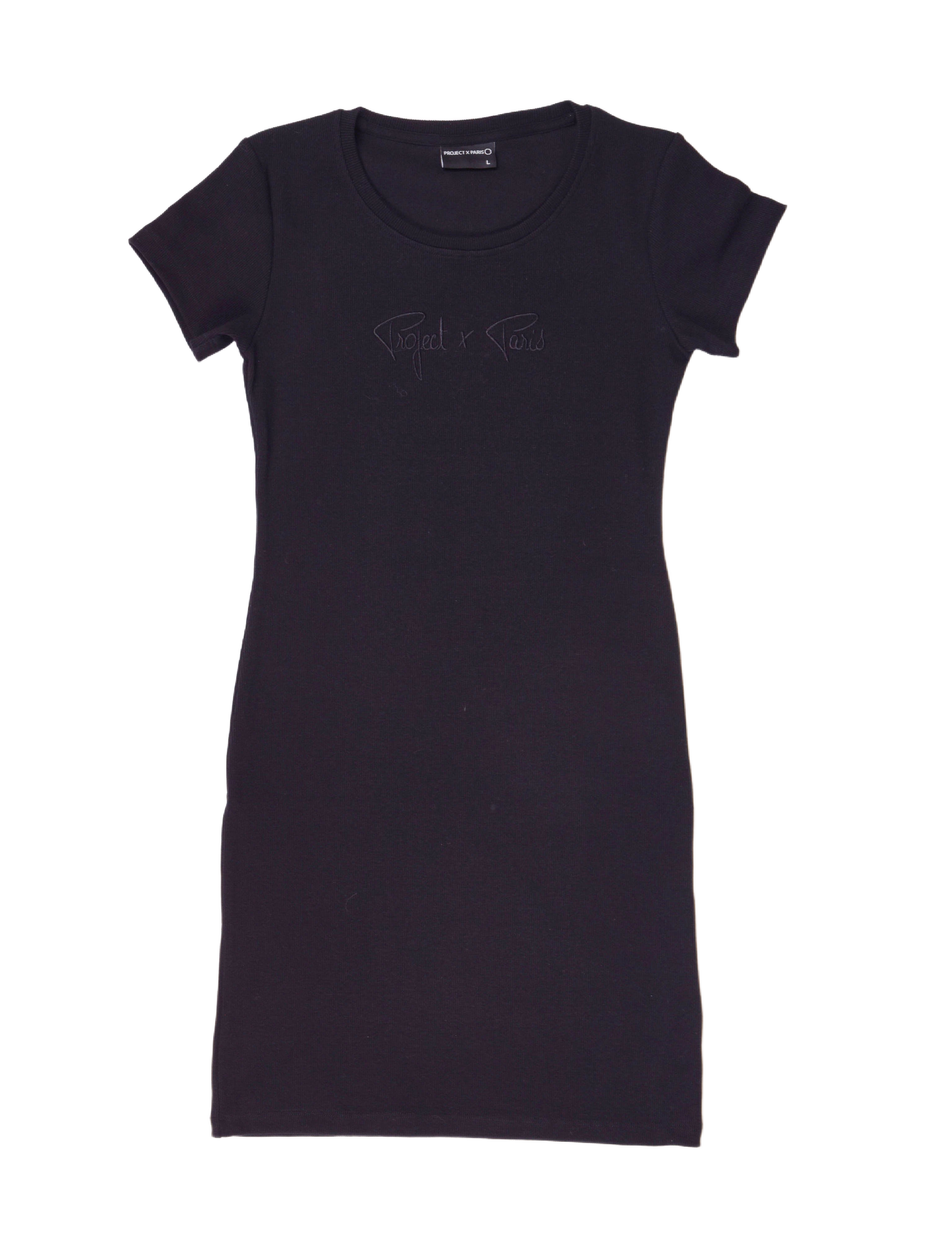 Short sleeve ribbed dress-2