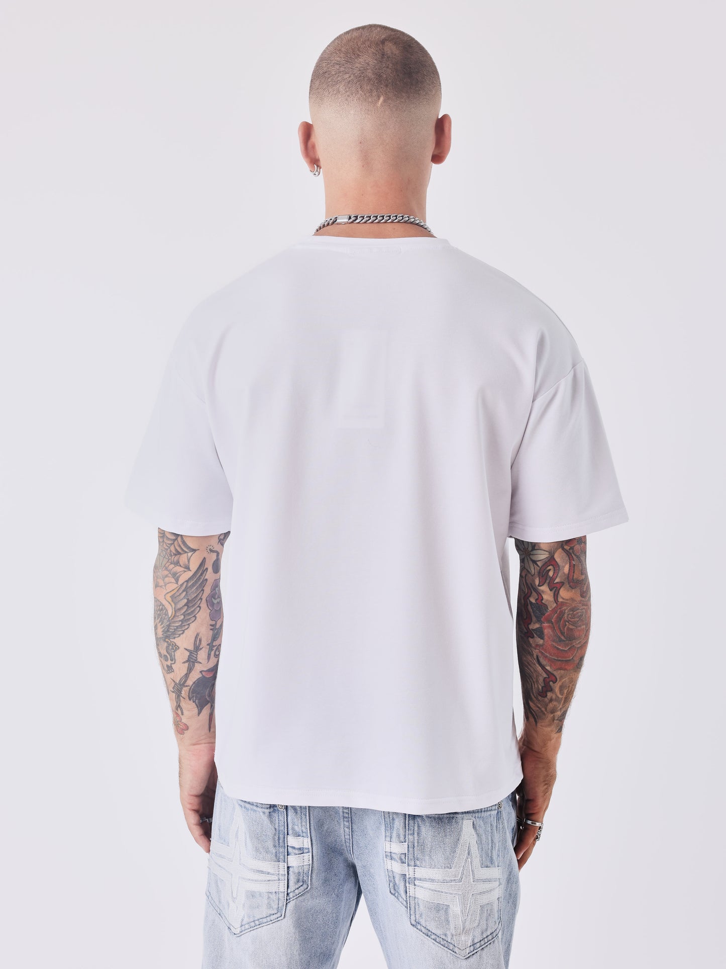 T-shirt bred wicker hjerte