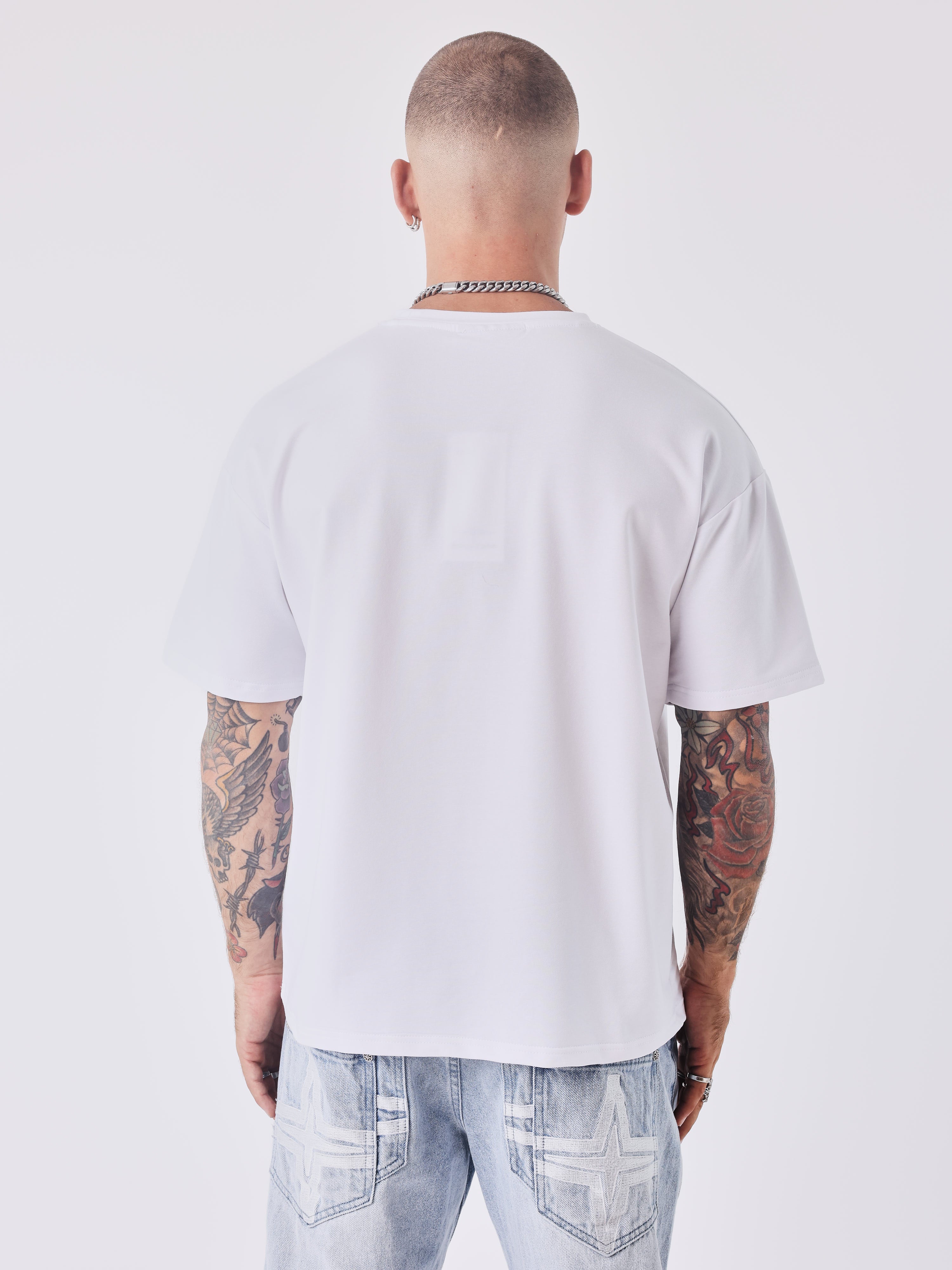 T-shirt bred wicker hjerte-2