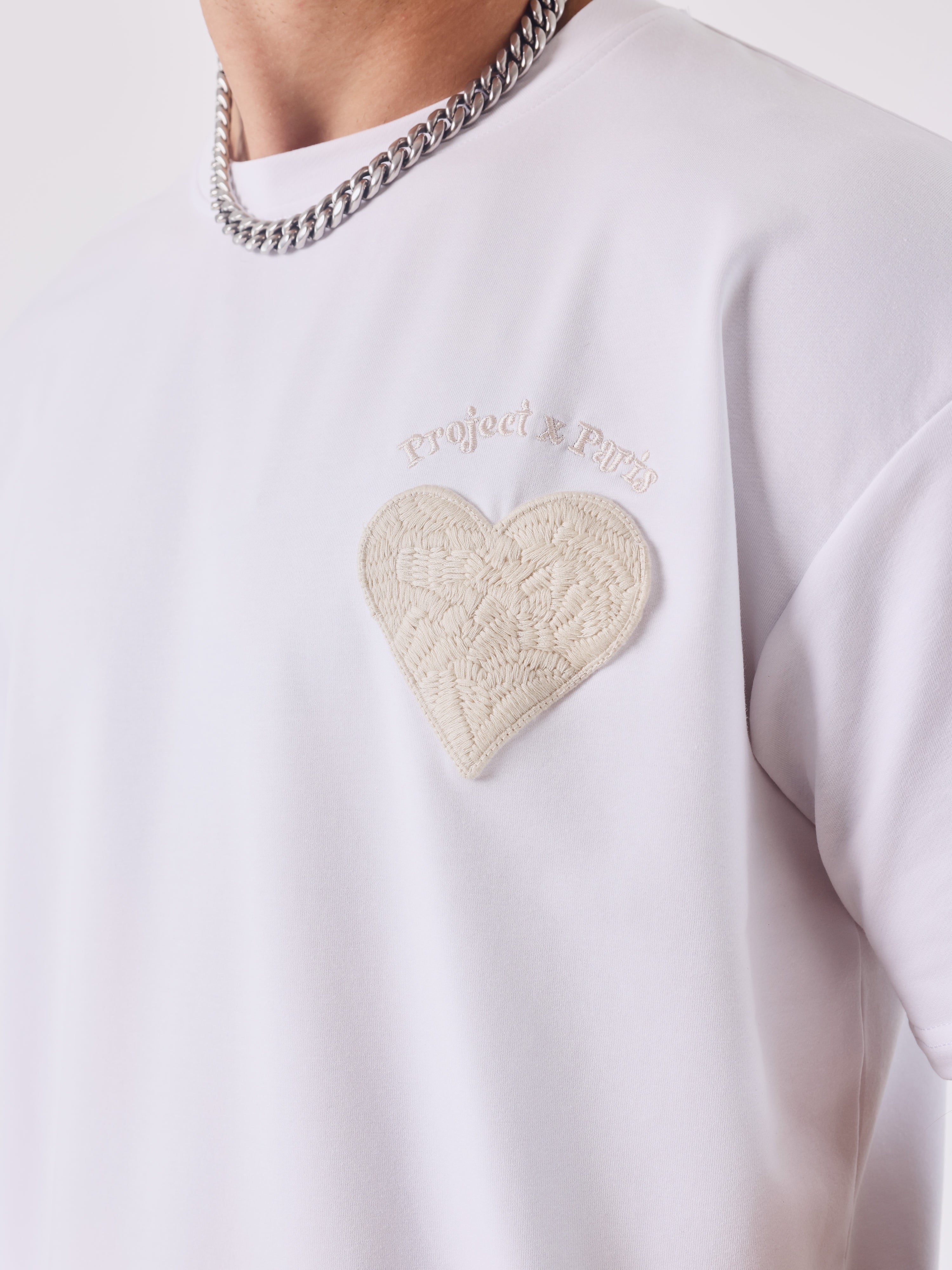 T-shirt bred wicker hjerte-4