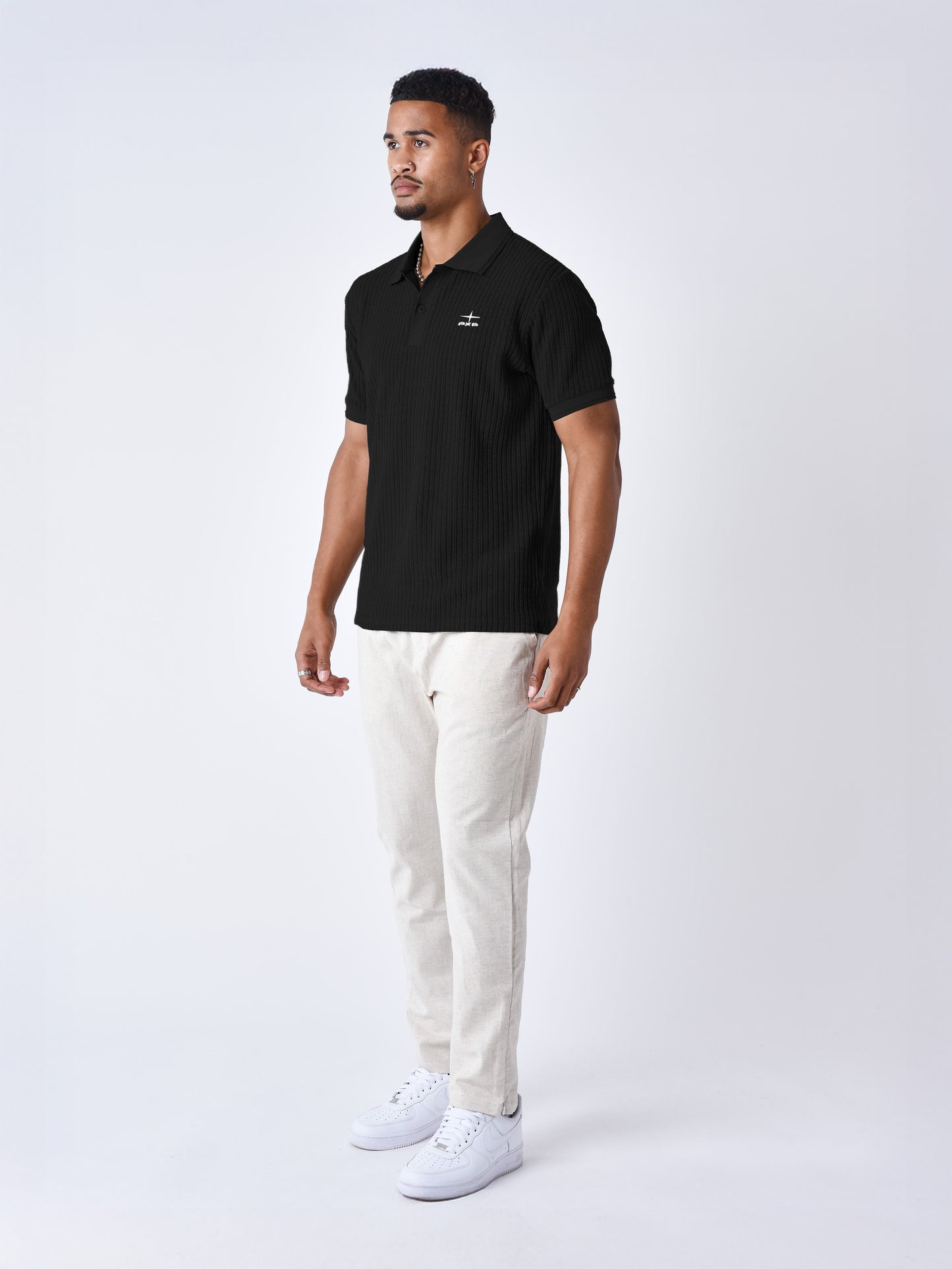 Polo Preppy texturé