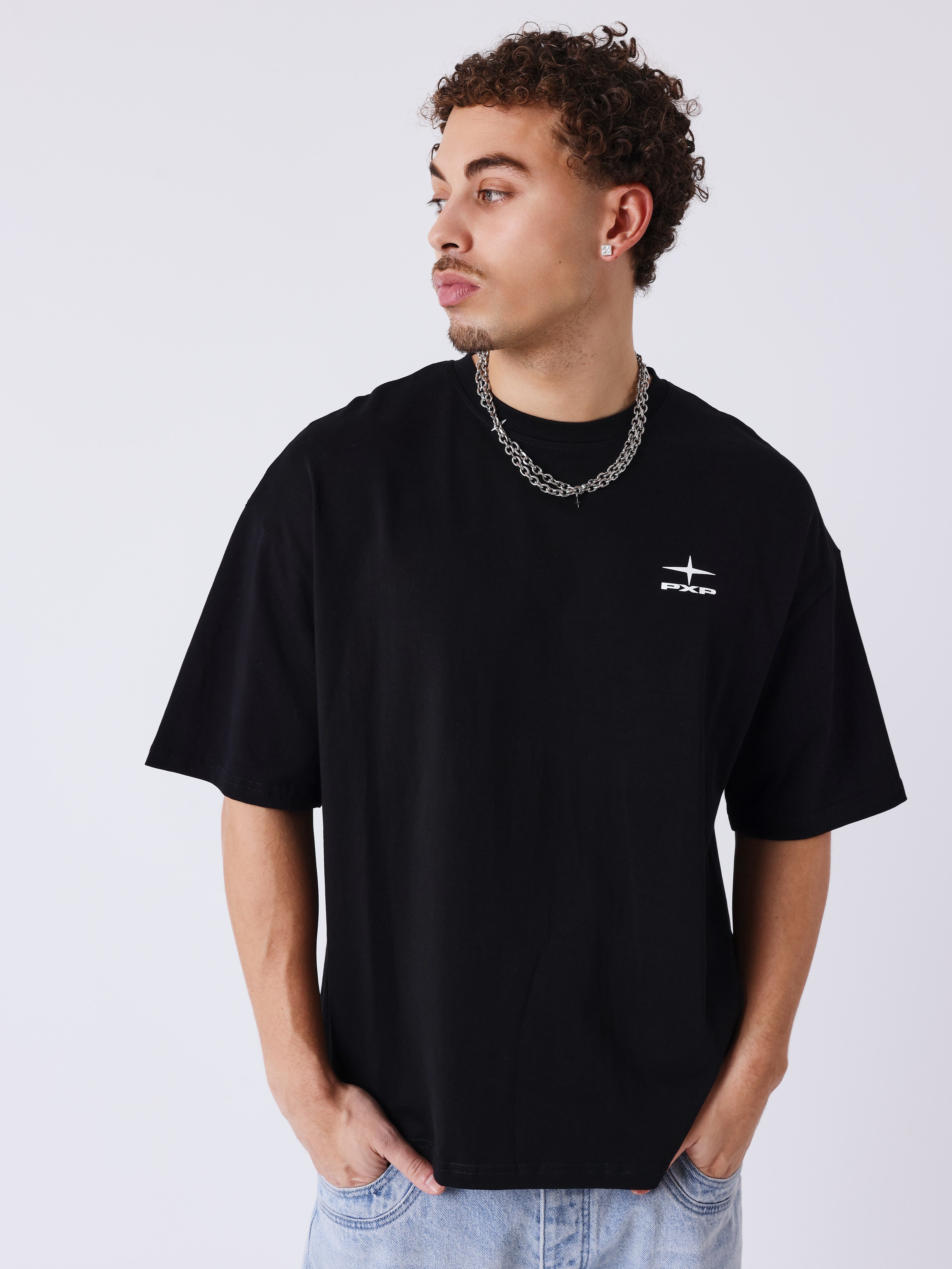 T-shirt boxy Essentials-1