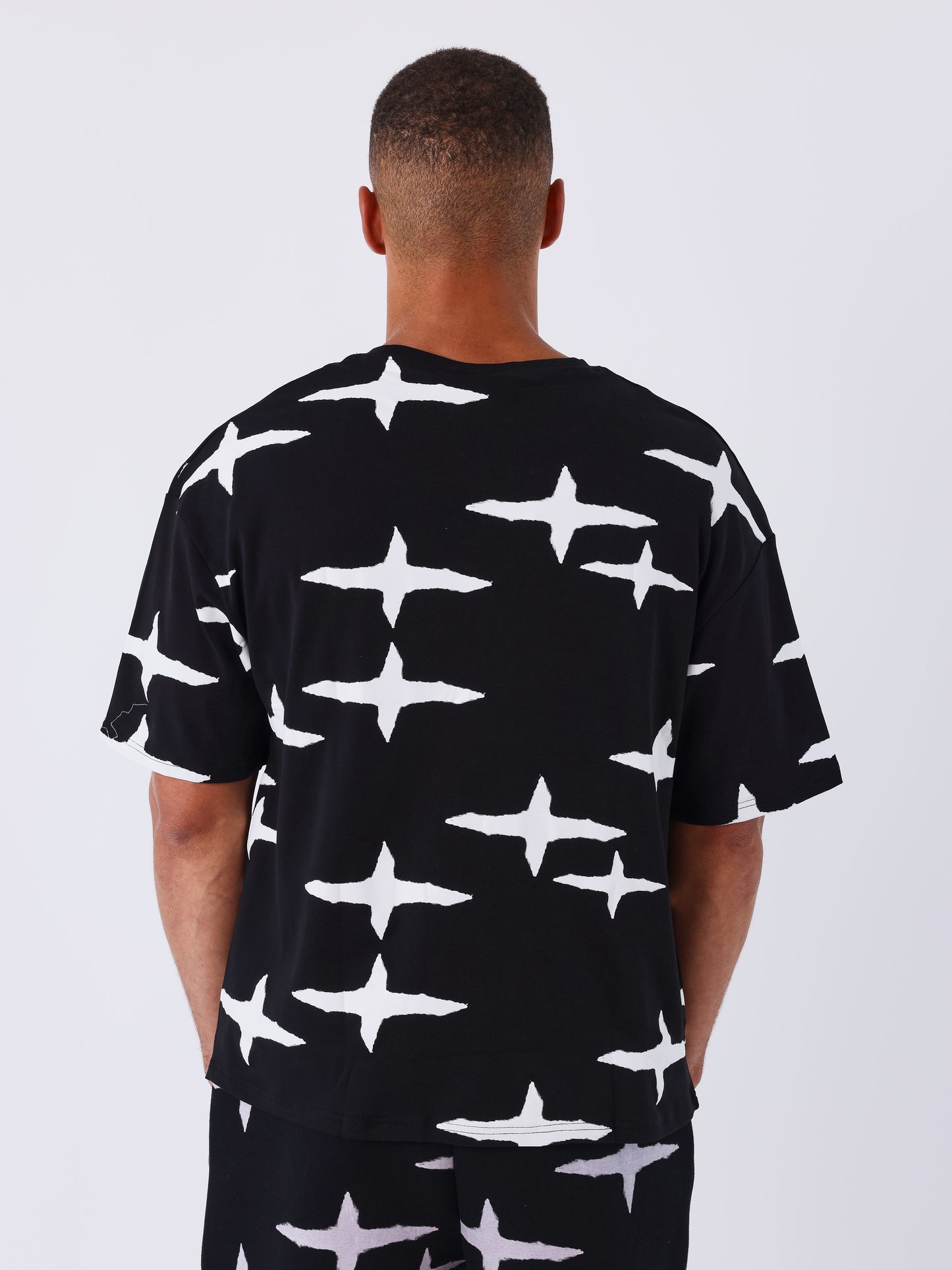 T-shirt com estampa total Polaris brush