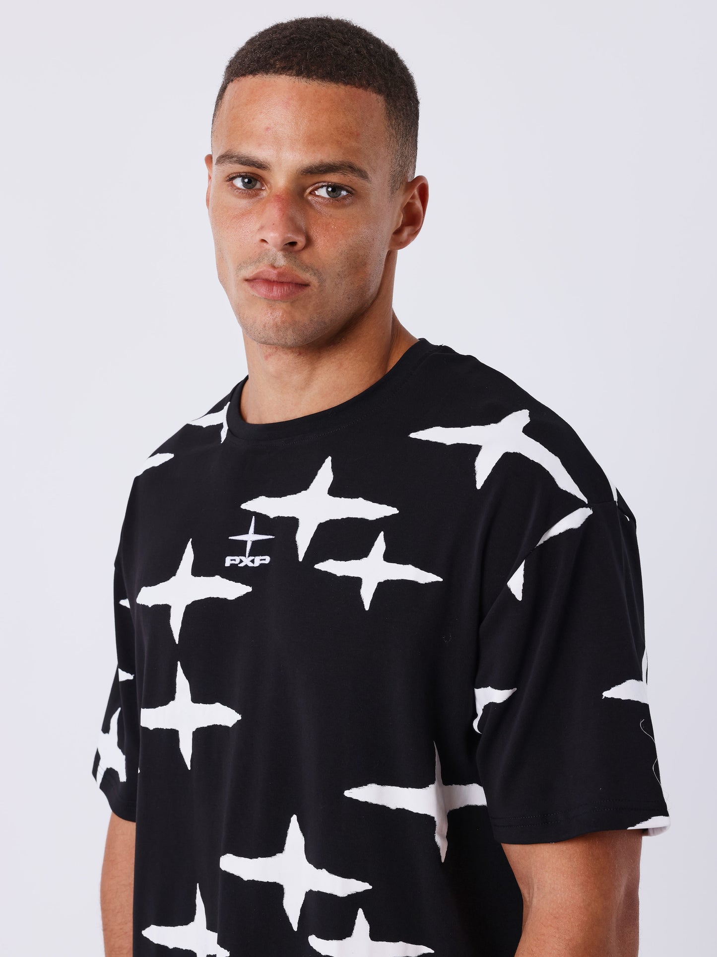 T-shirt com estampa total Polaris brush