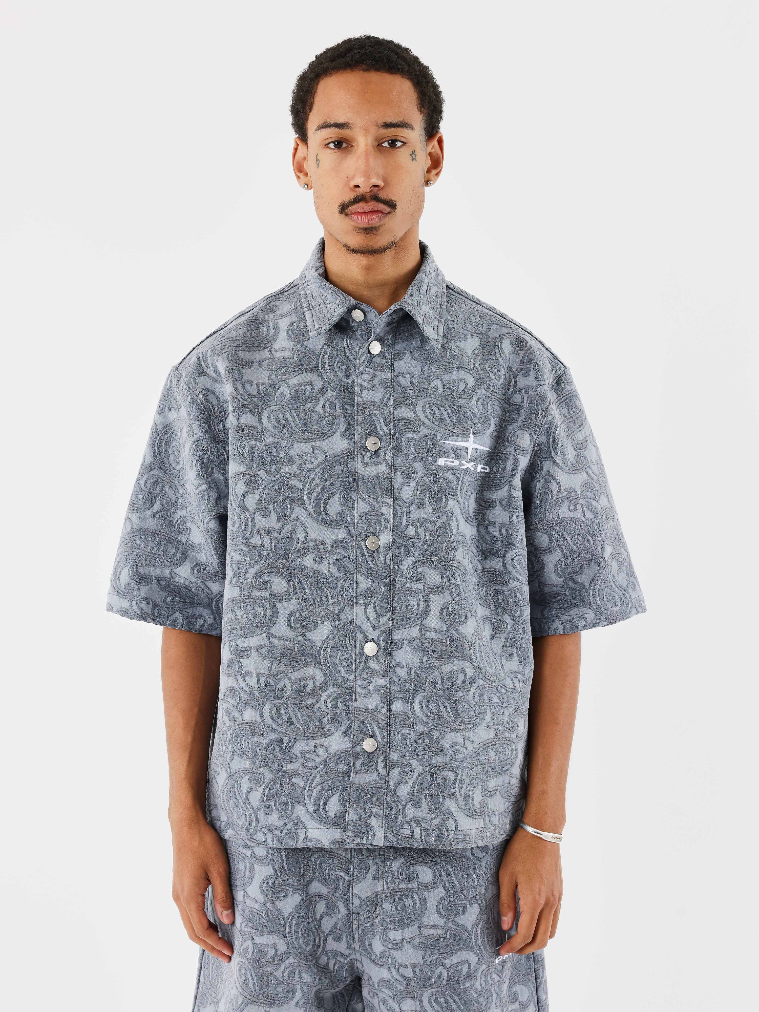 Kalash x PXP bandana patterned shirt-1