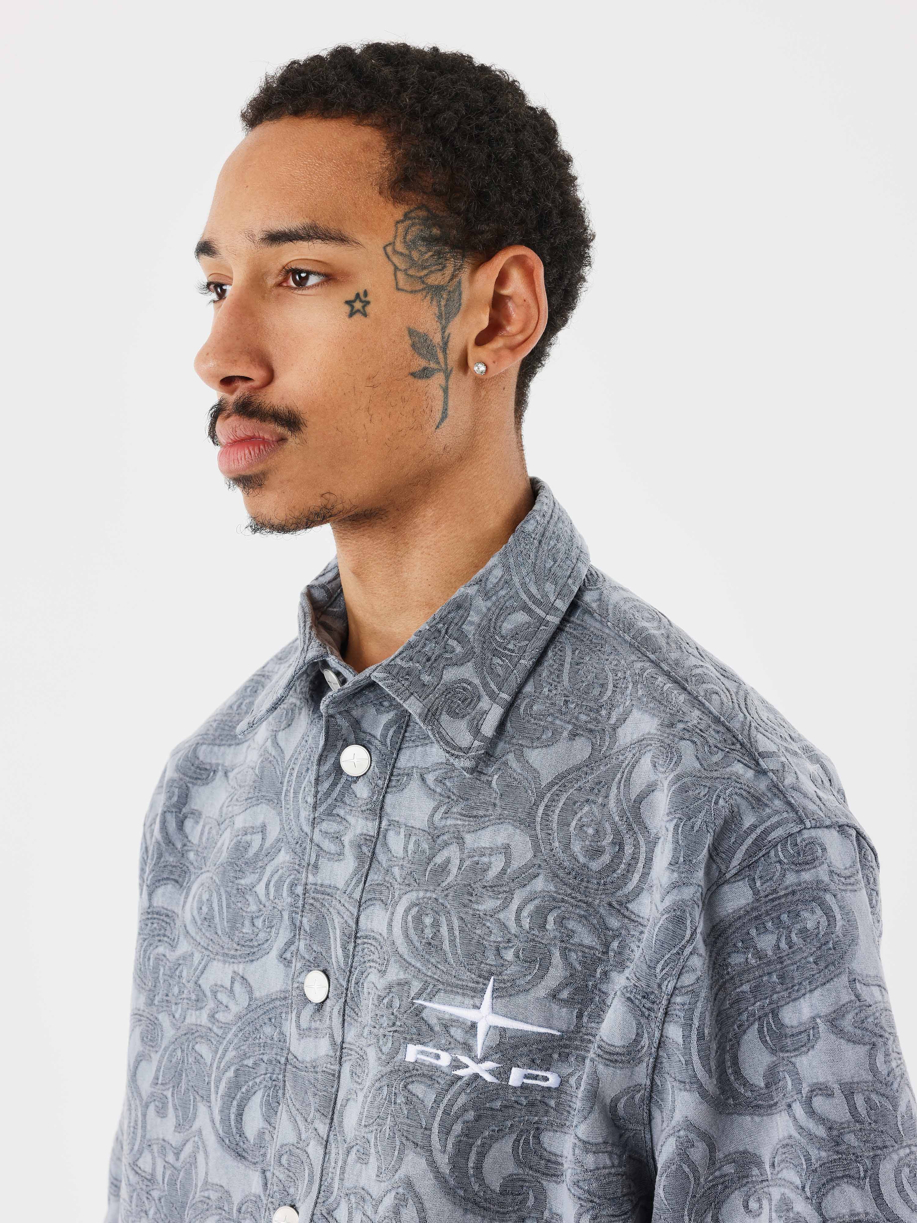 Kalash x PXP bandana patterned shirt-5