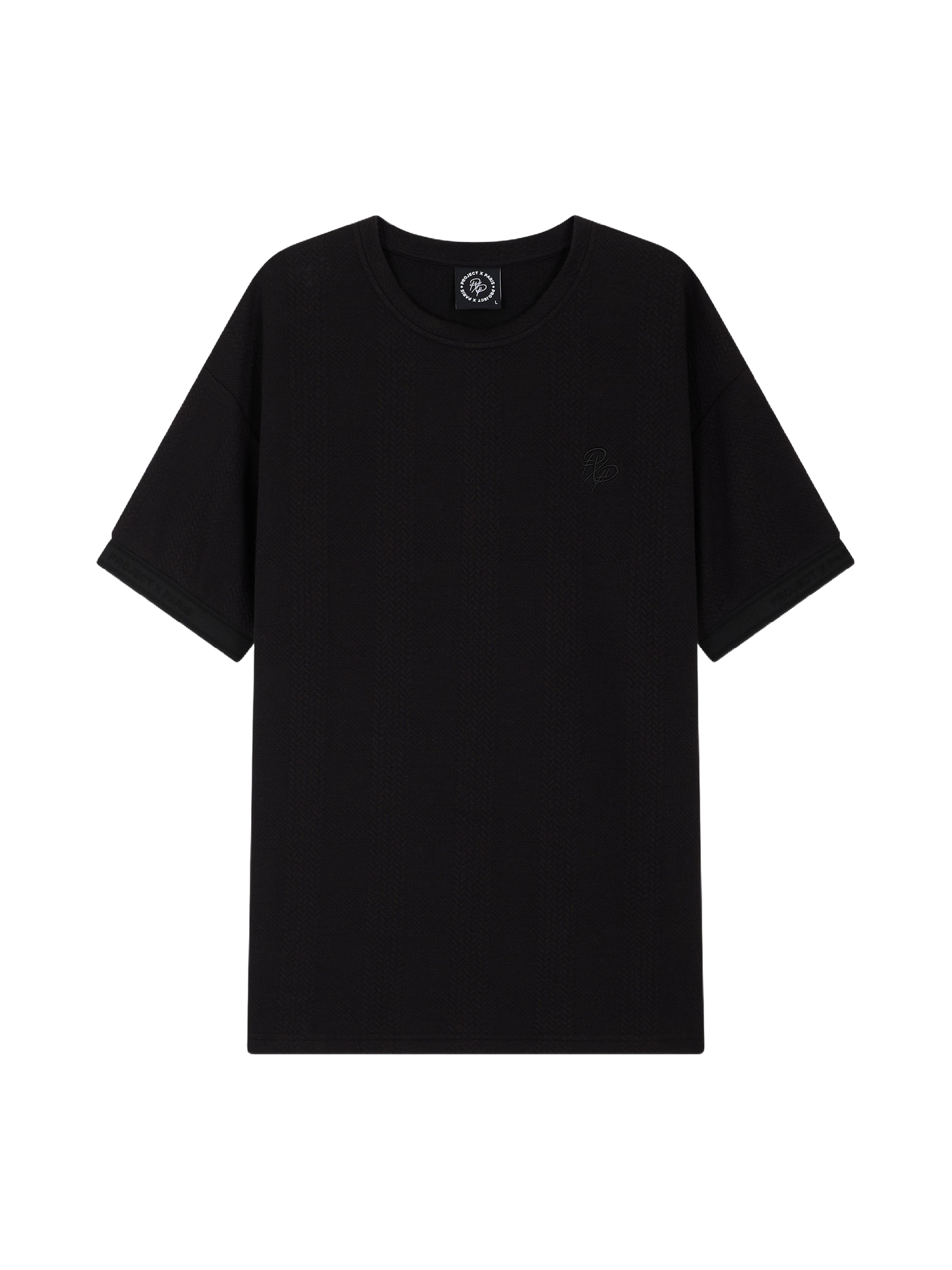 t-shirt-col-montant-maille-noir-packshot-backgroundremoved