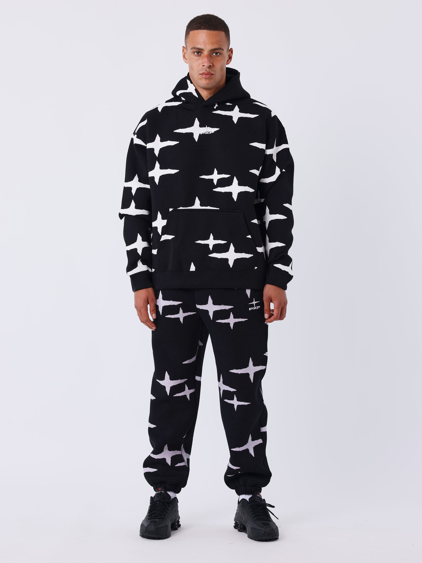 Moletom com capuz all over Polaris brush