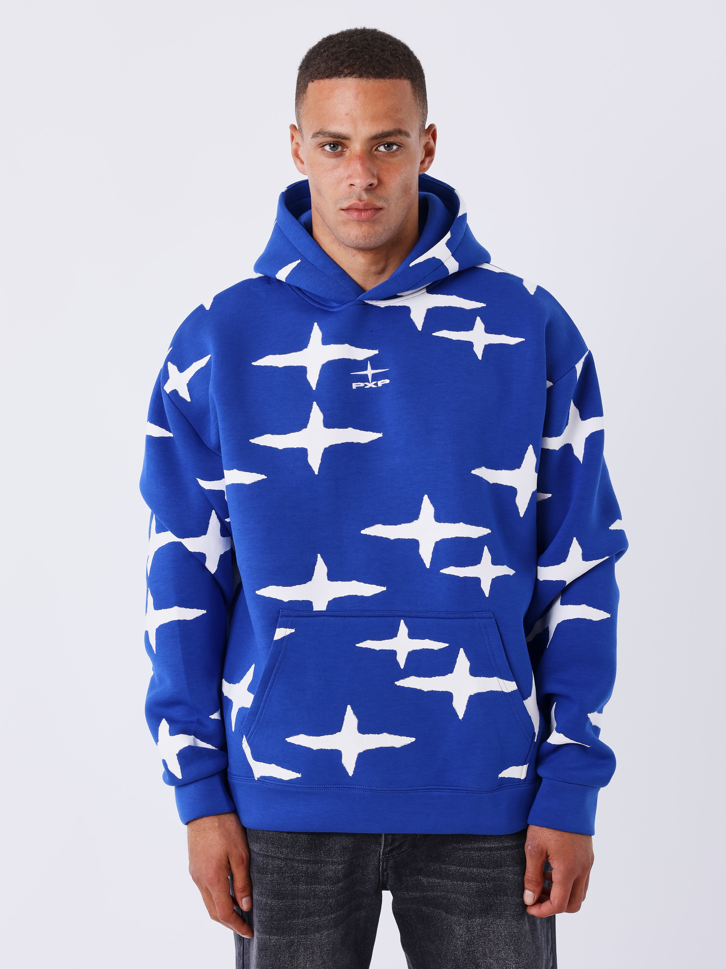 Sudadera con capucha all over Polaris brush-1