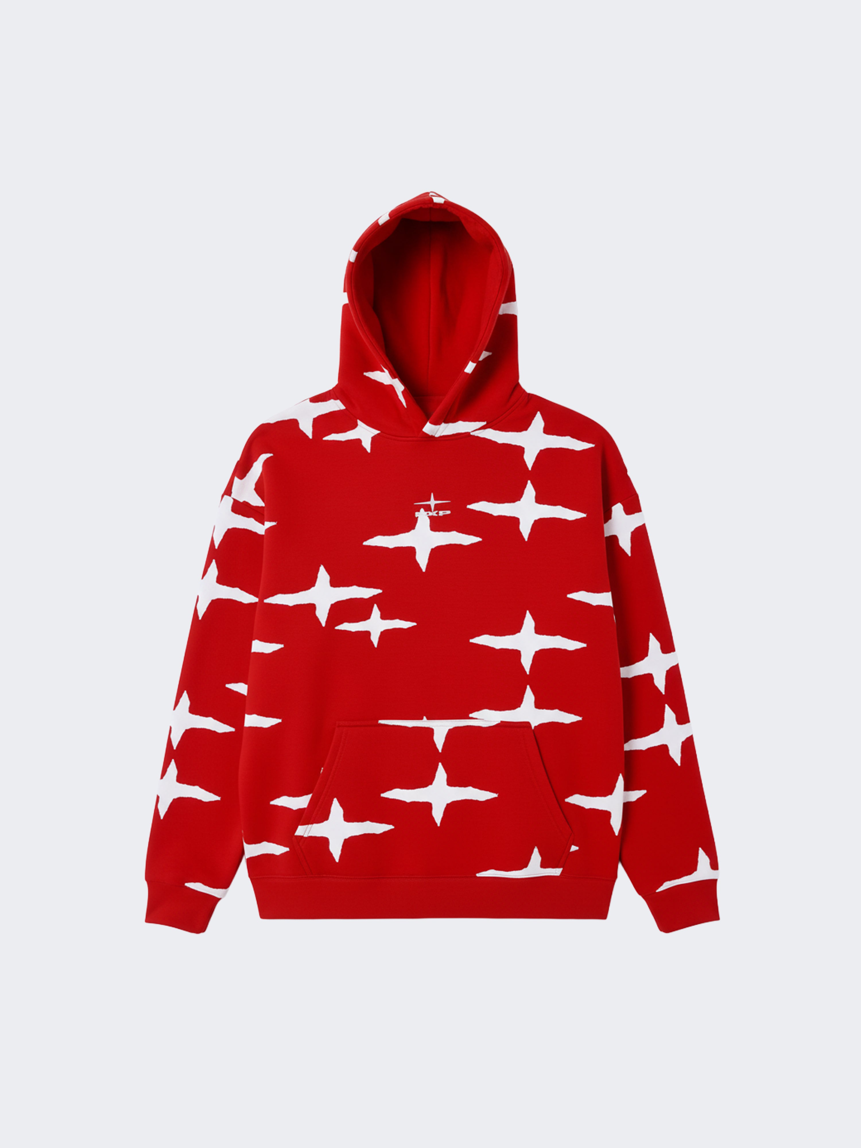 Sweatshirt met capuchon all over Polaris brush-6