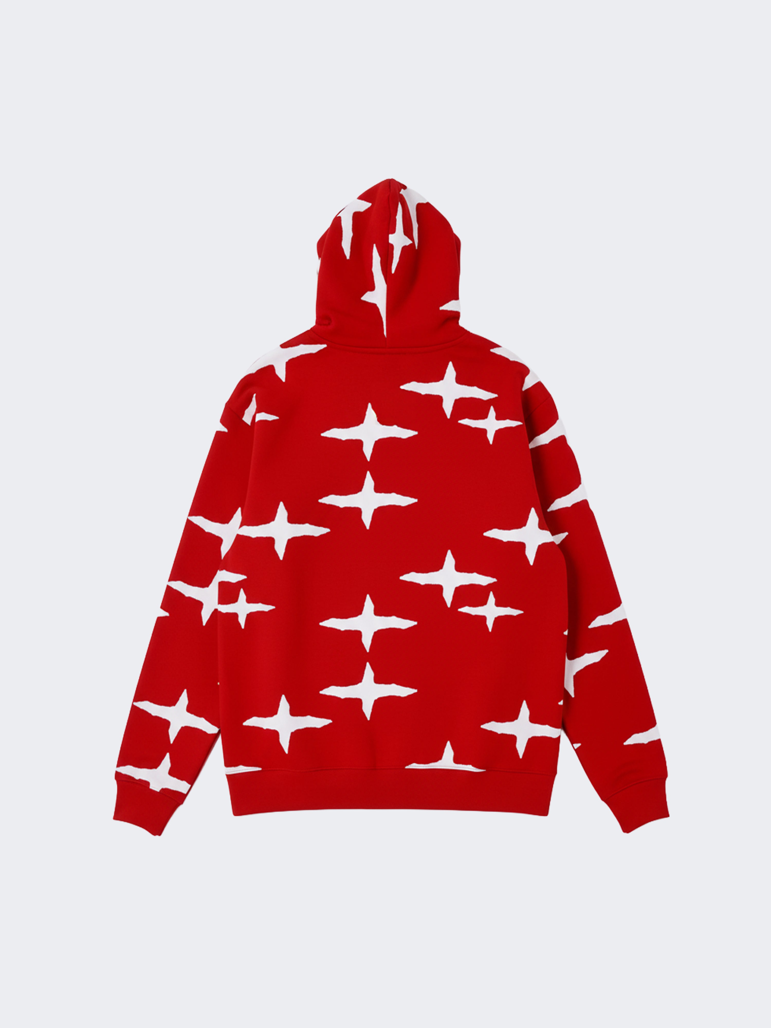 Sweatshirt met capuchon all over Polaris brush-7