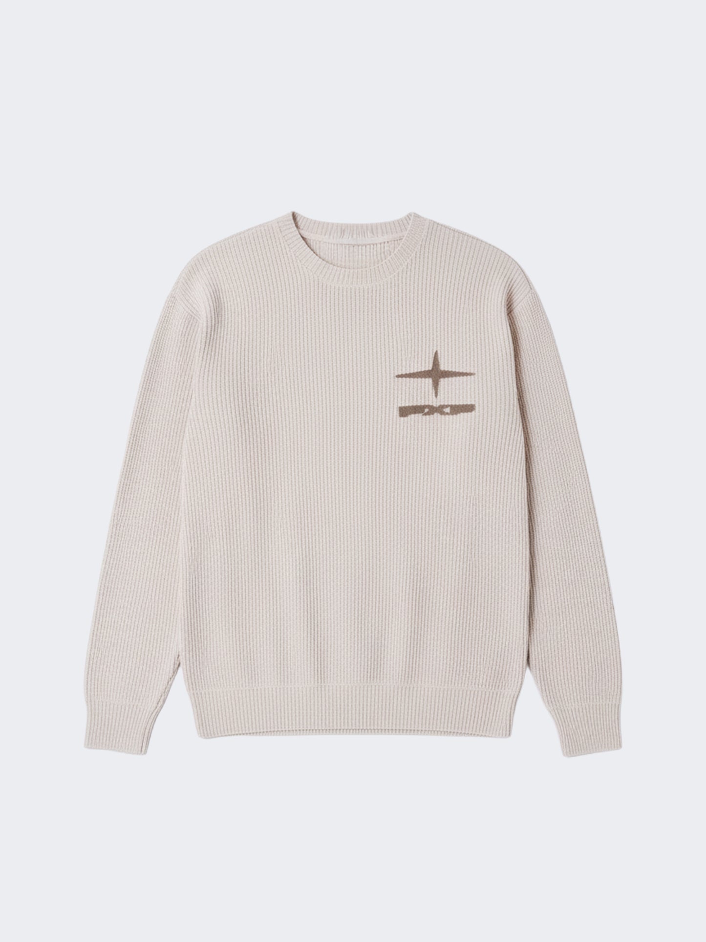 Maglione girocollo con patch Polaris