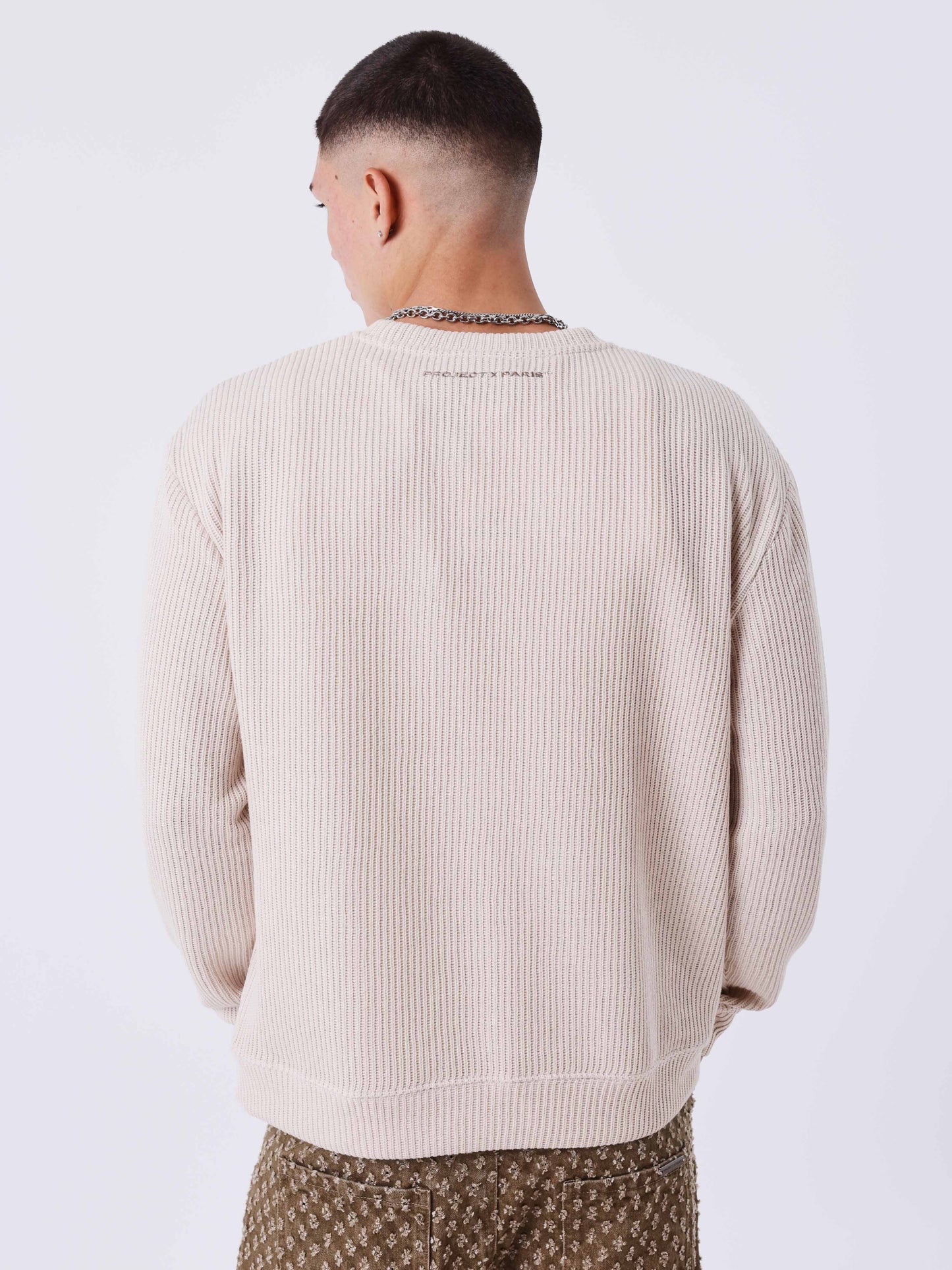 Maglione girocollo con patch Polaris