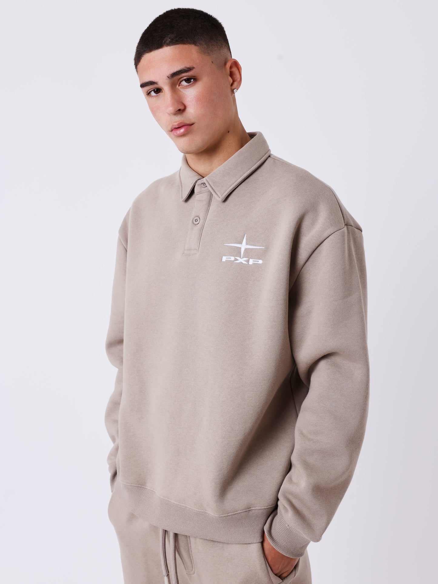 Essentials Polo collar sweatshirt