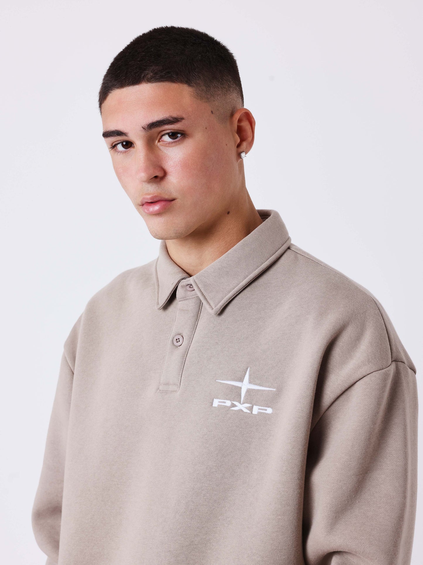 Essentials Polo collar sweatshirt