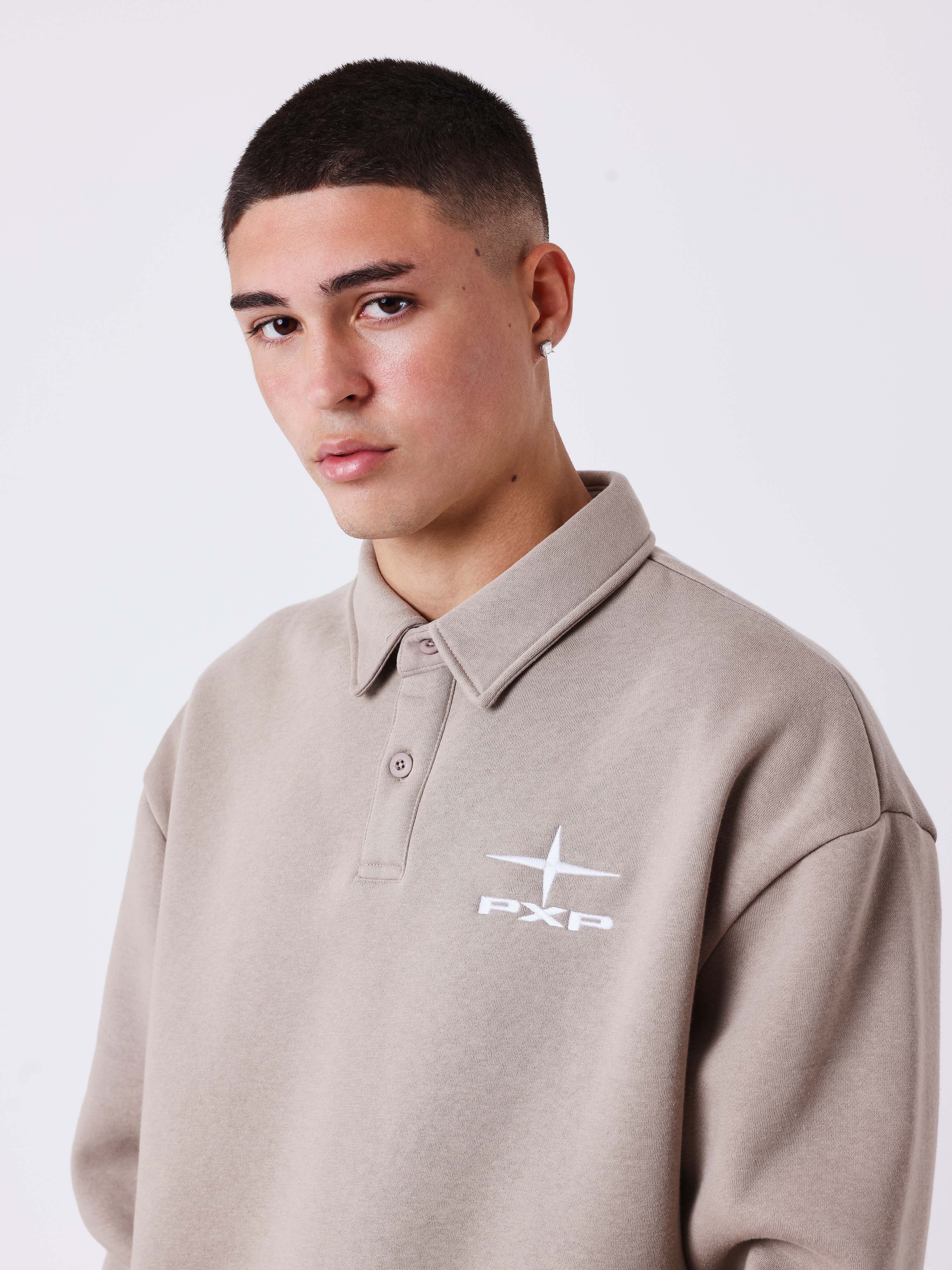 Essentials Polo collar sweatshirt-3