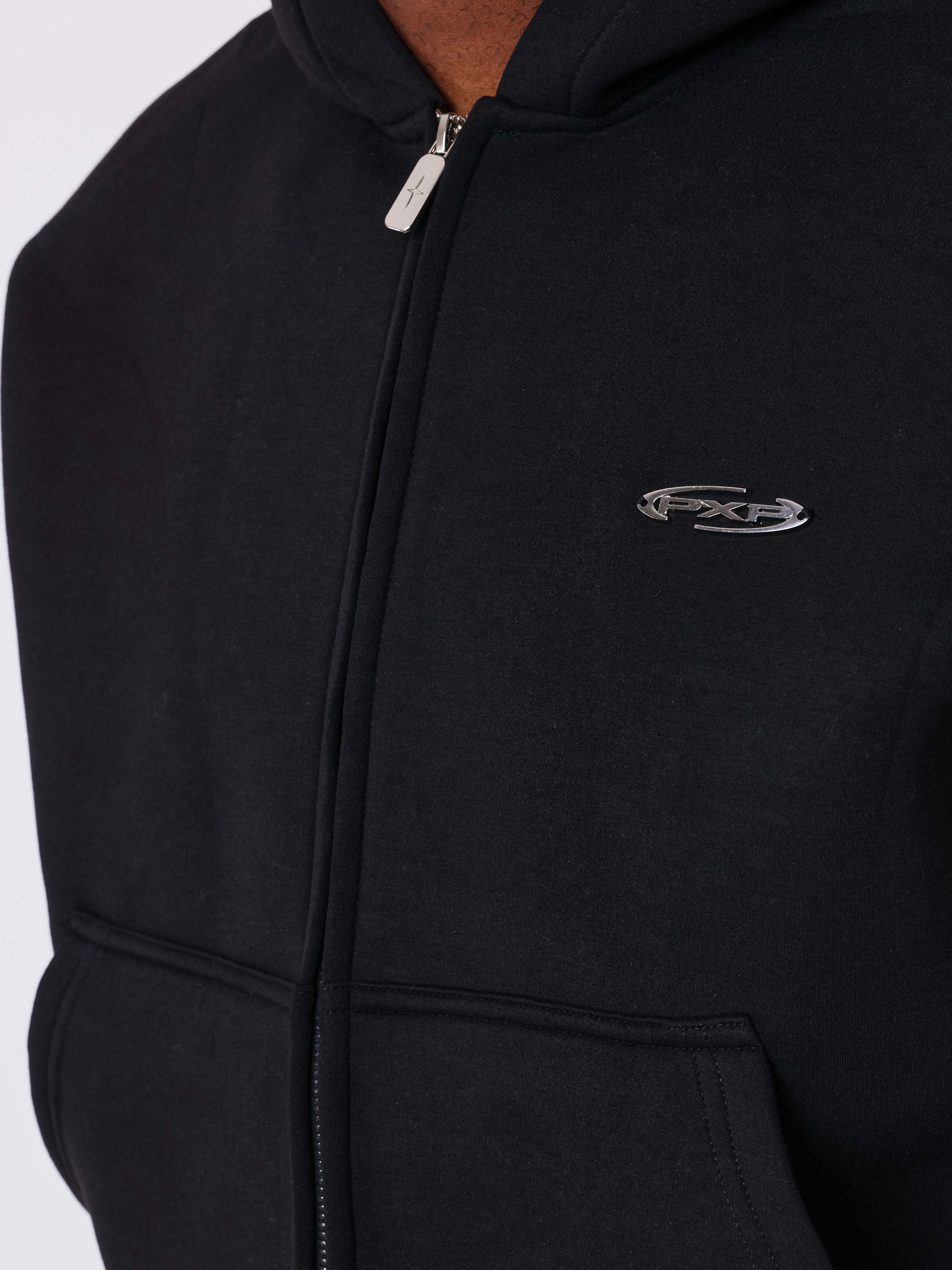 Sudadera con capucha y cremallera en neopreno-4
