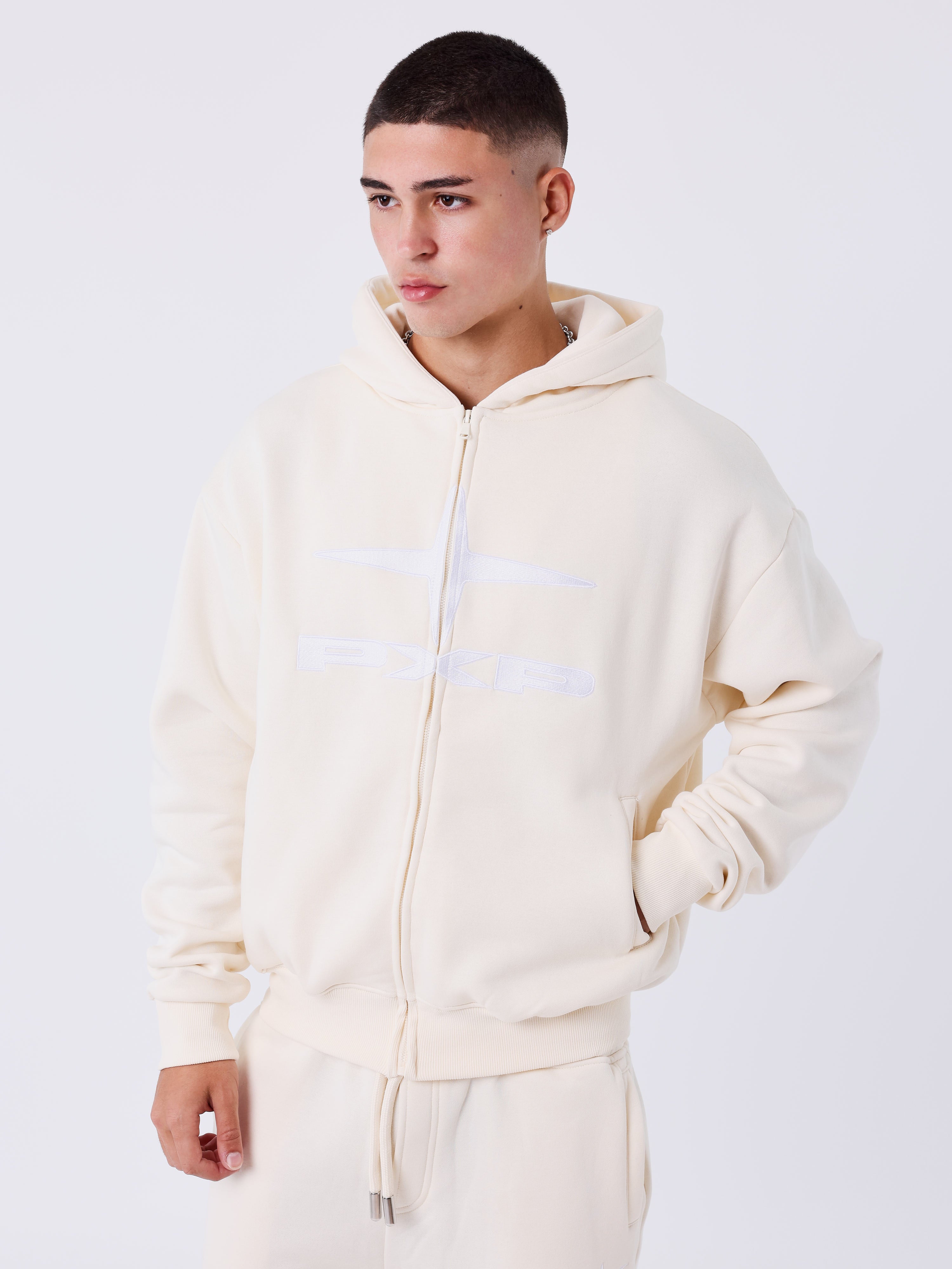 Sudadera con capucha y cremallera Essentials-1