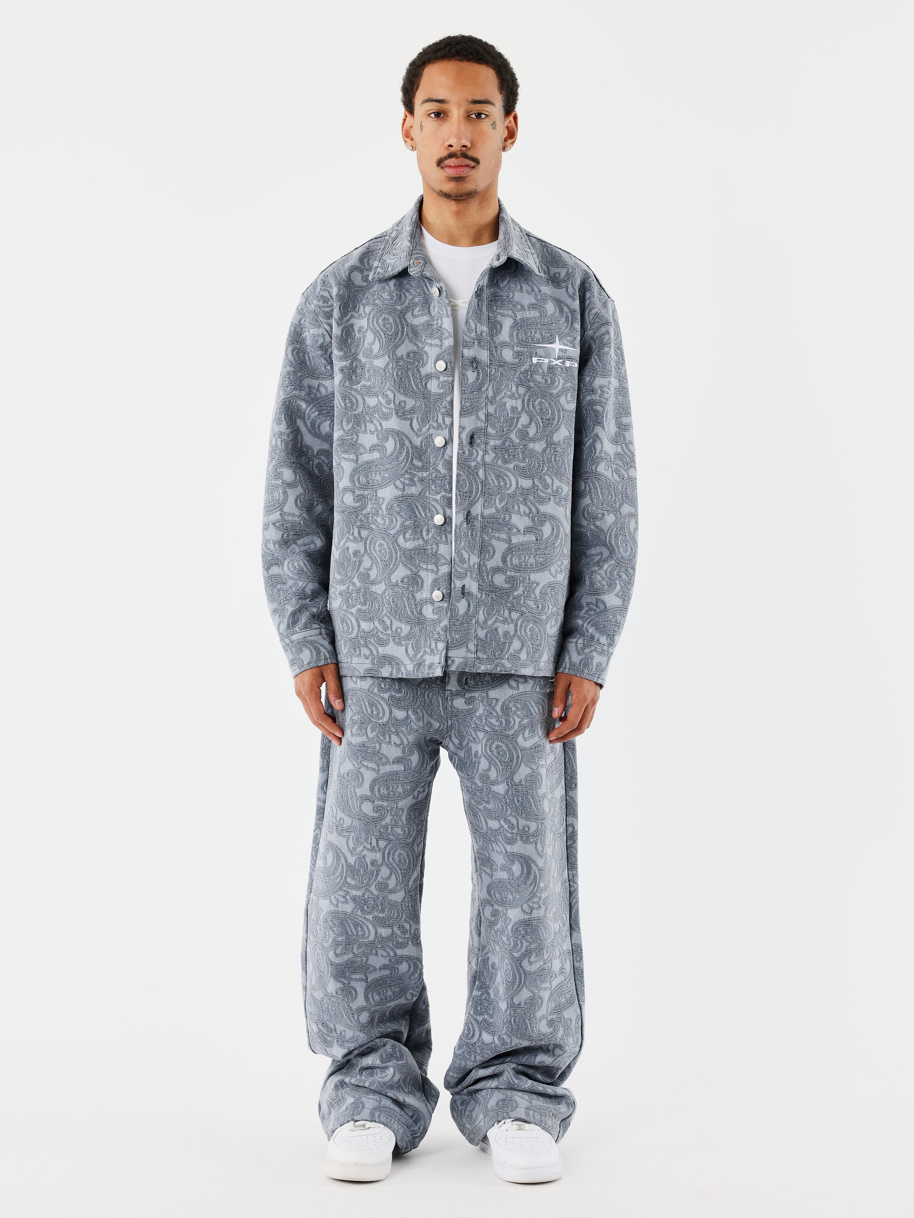Kalash x PXP Bandana Pattern Overshirt-3