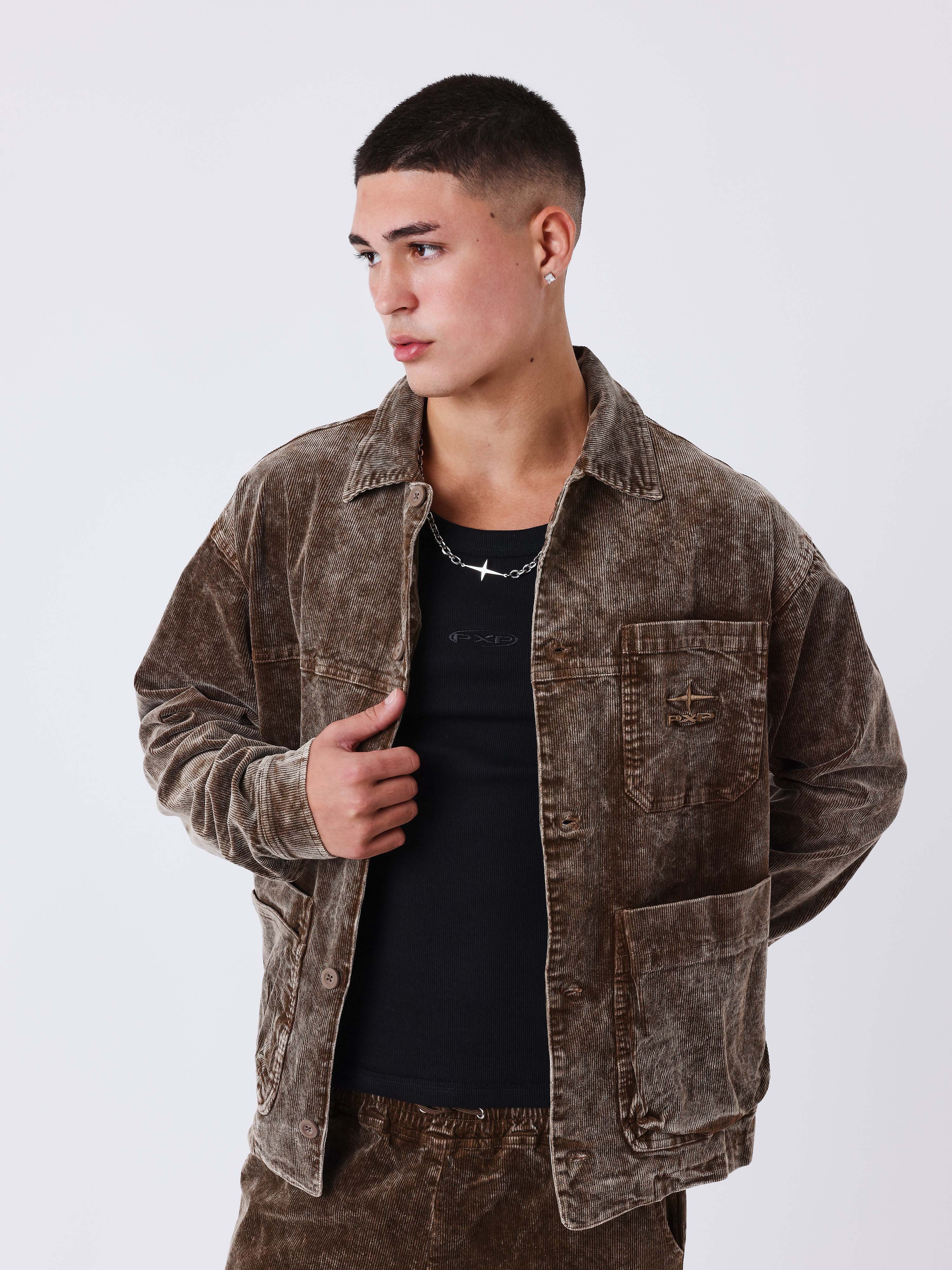 Corduroy jas-1
