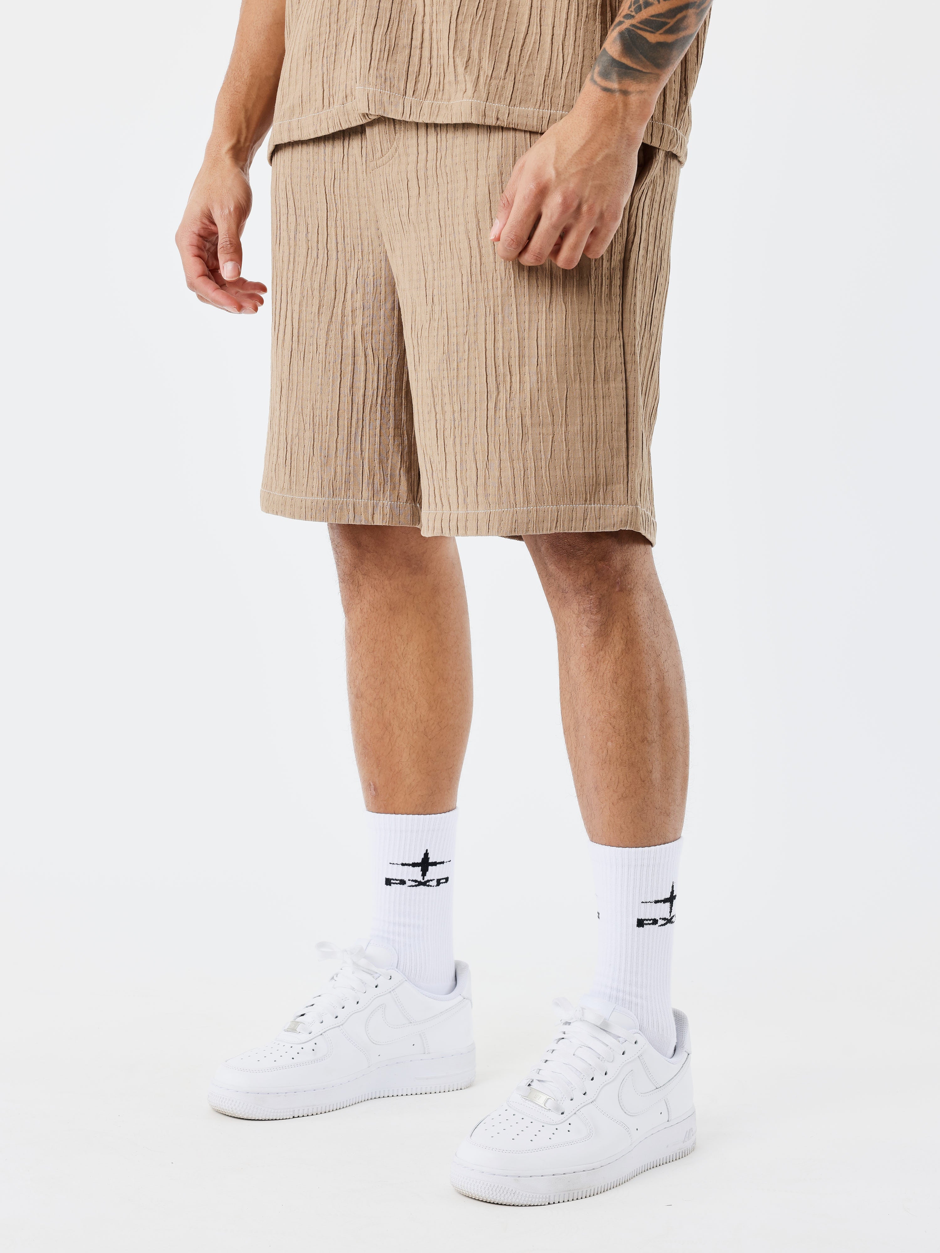 Short casual plisado-3