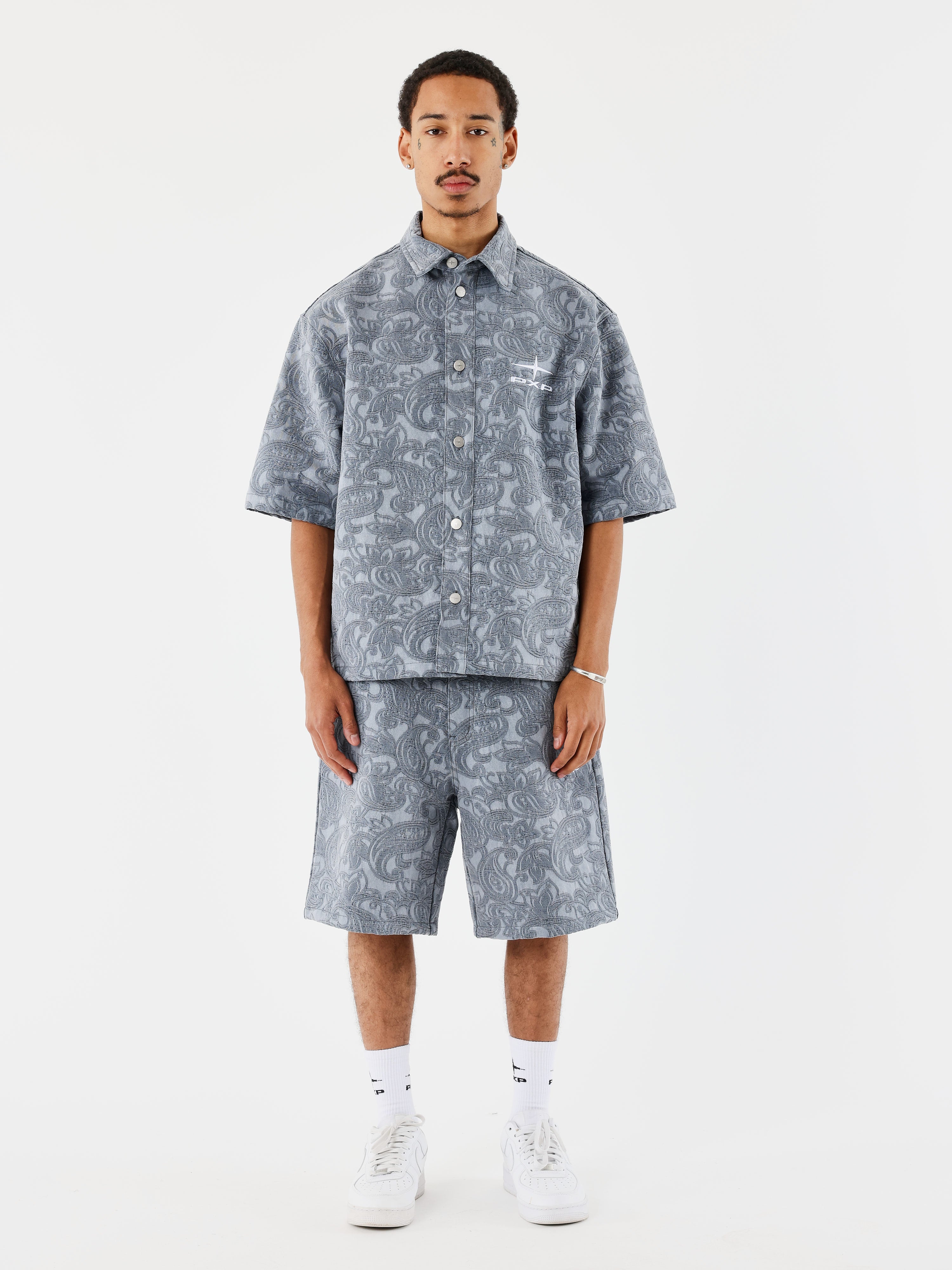Short Kalash x PXP con motivo bandana-1