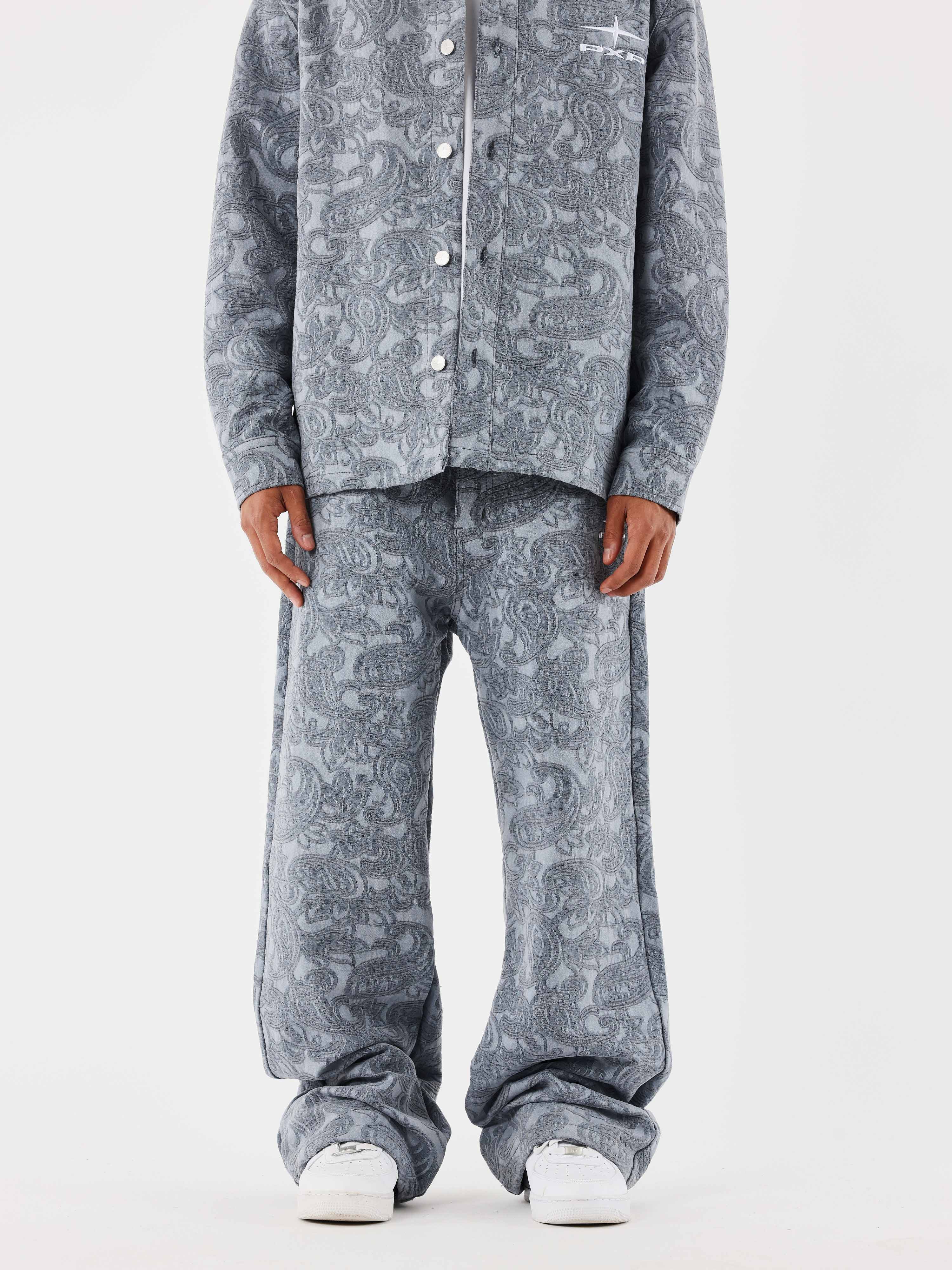 Kalash x PXP pants with bandana patterns|||NEXT|||Kalash x PXP trousers featuring bandana motifs|||NEXT|||Kalash x PXP patterned bandana pants-2