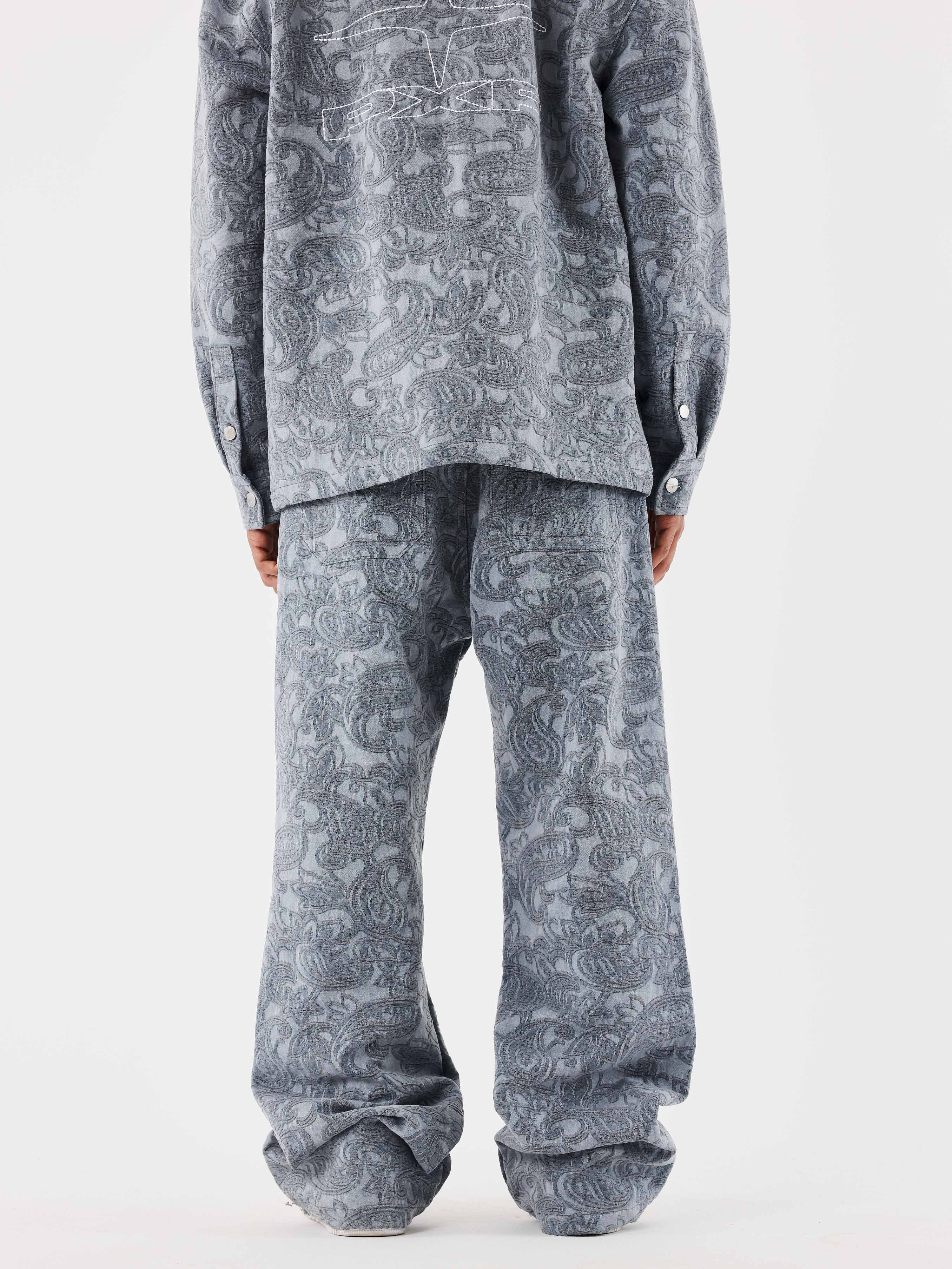 Kalash x PXP pants with bandana patterns|||NEXT|||Kalash x PXP trousers featuring bandana motifs|||NEXT|||Kalash x PXP patterned bandana pants-3