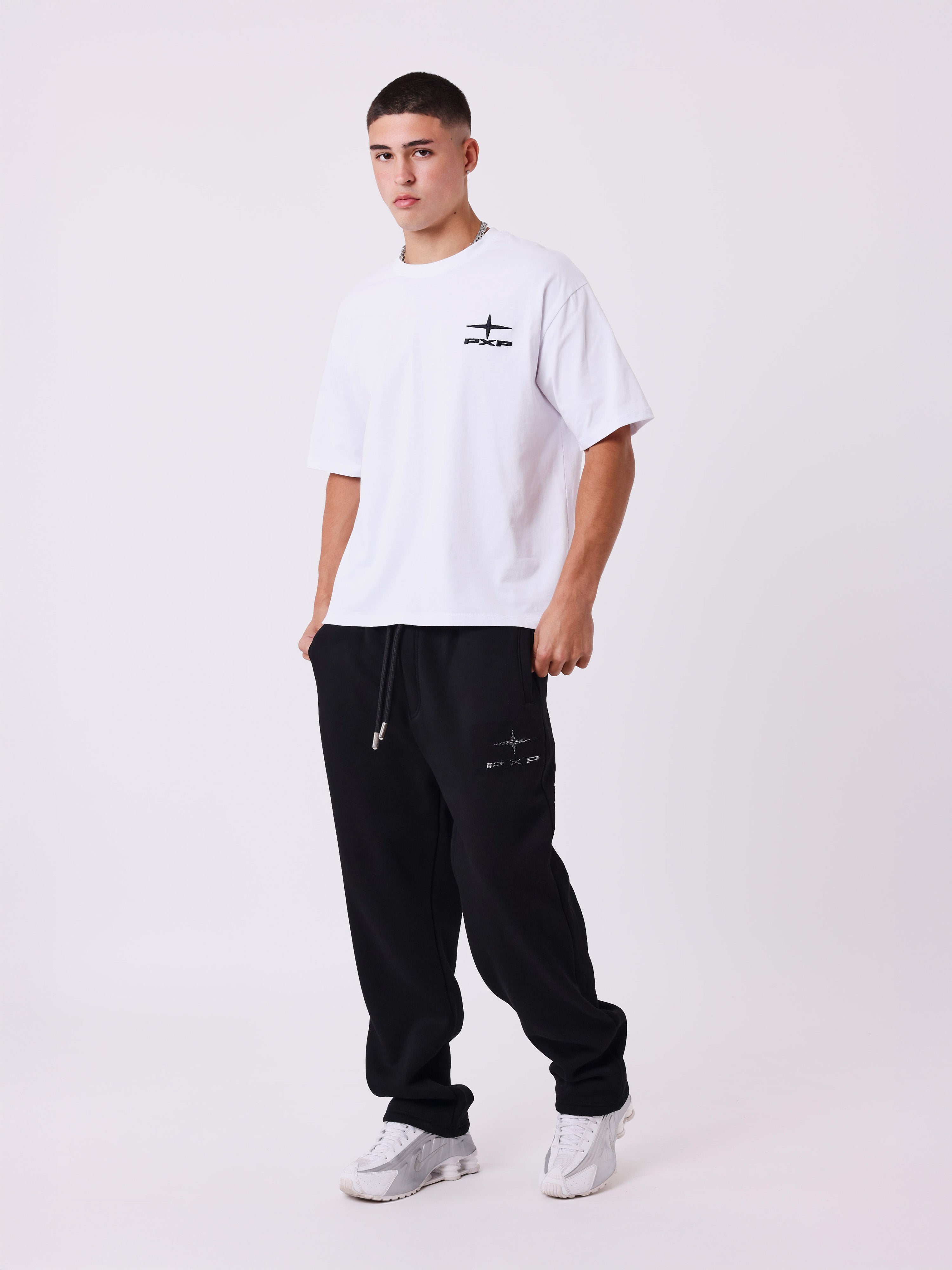 Pantaloni da jogging con strass-1