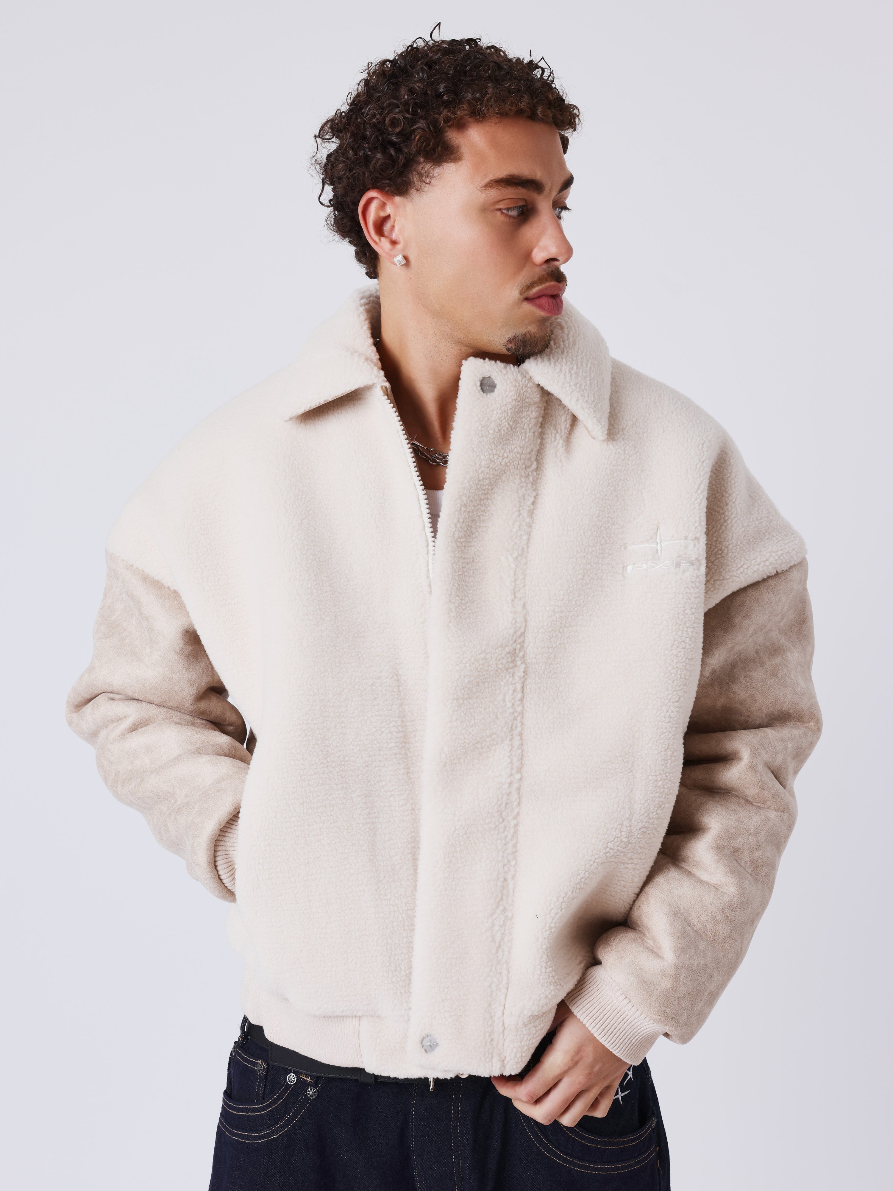 Veste sherpa bi-matière PXP-1