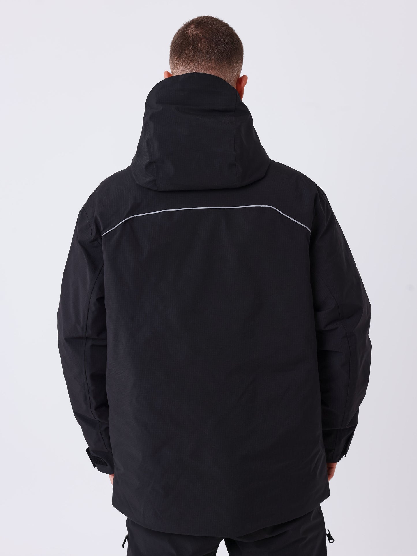 Wasserdichte Skijacke mit Daunenfüllung