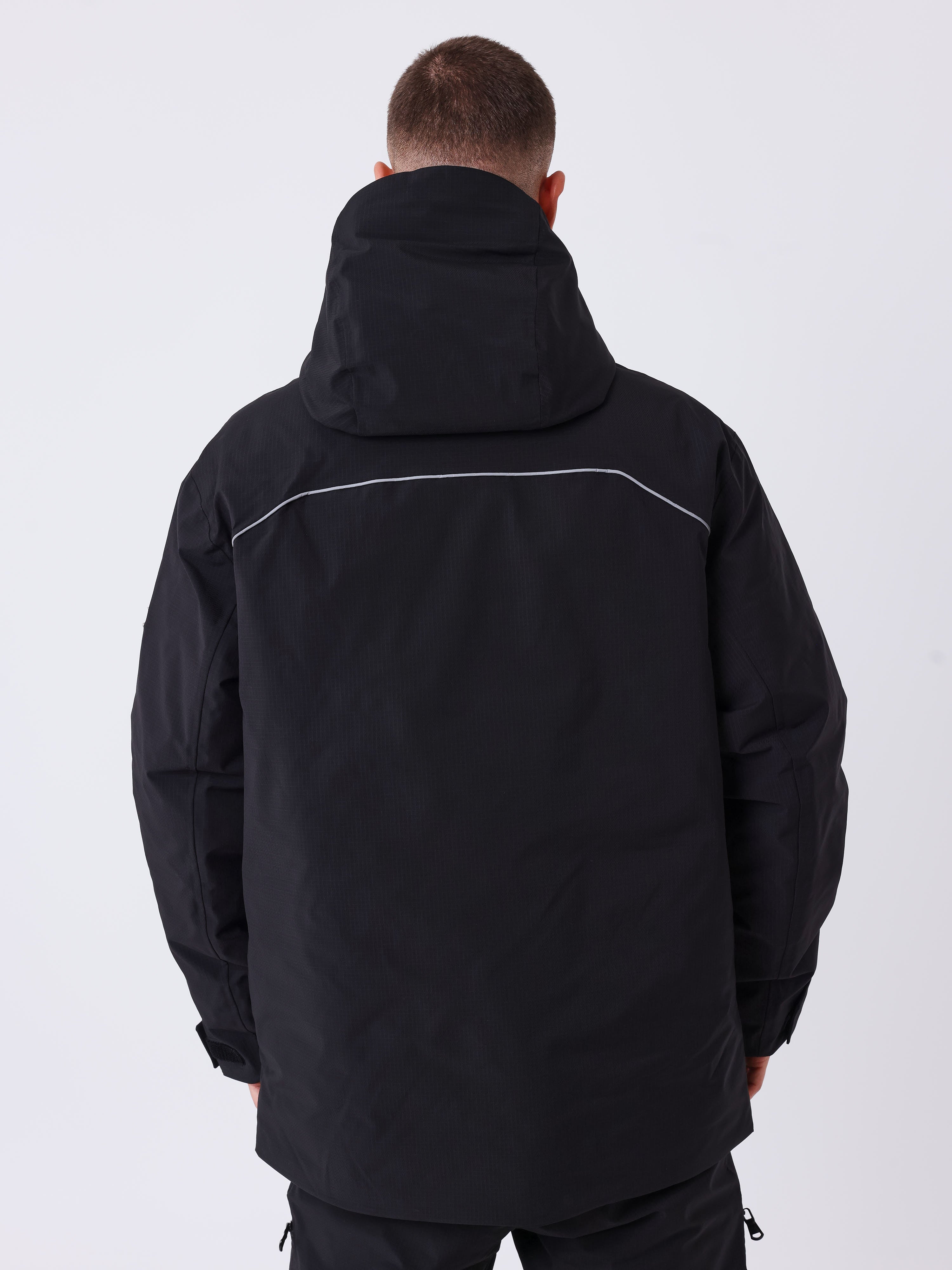 Wasserdichte Skijacke mit Daunenfüllung-2