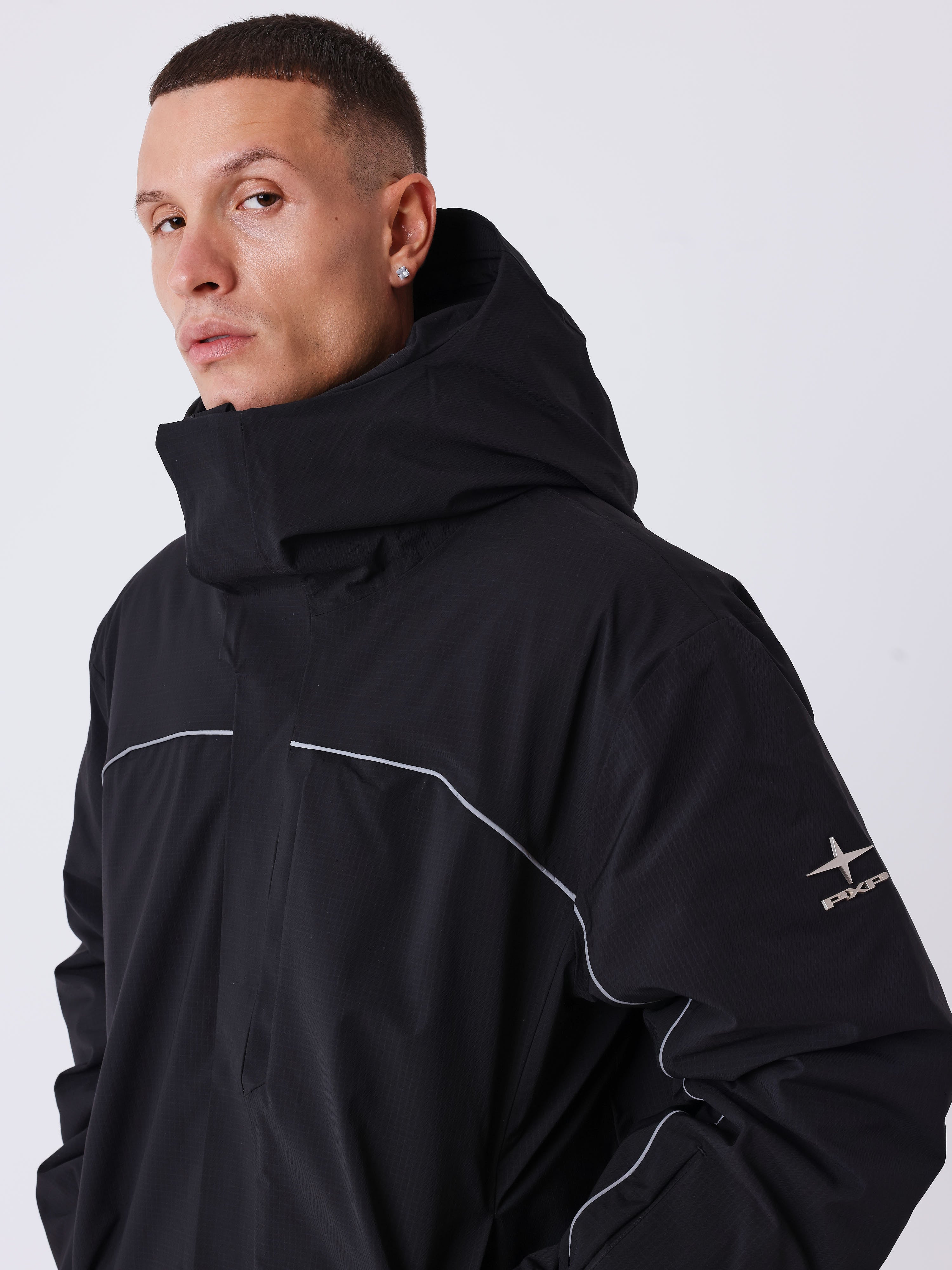 Wasserdichte Skijacke mit Daunenfüllung-3