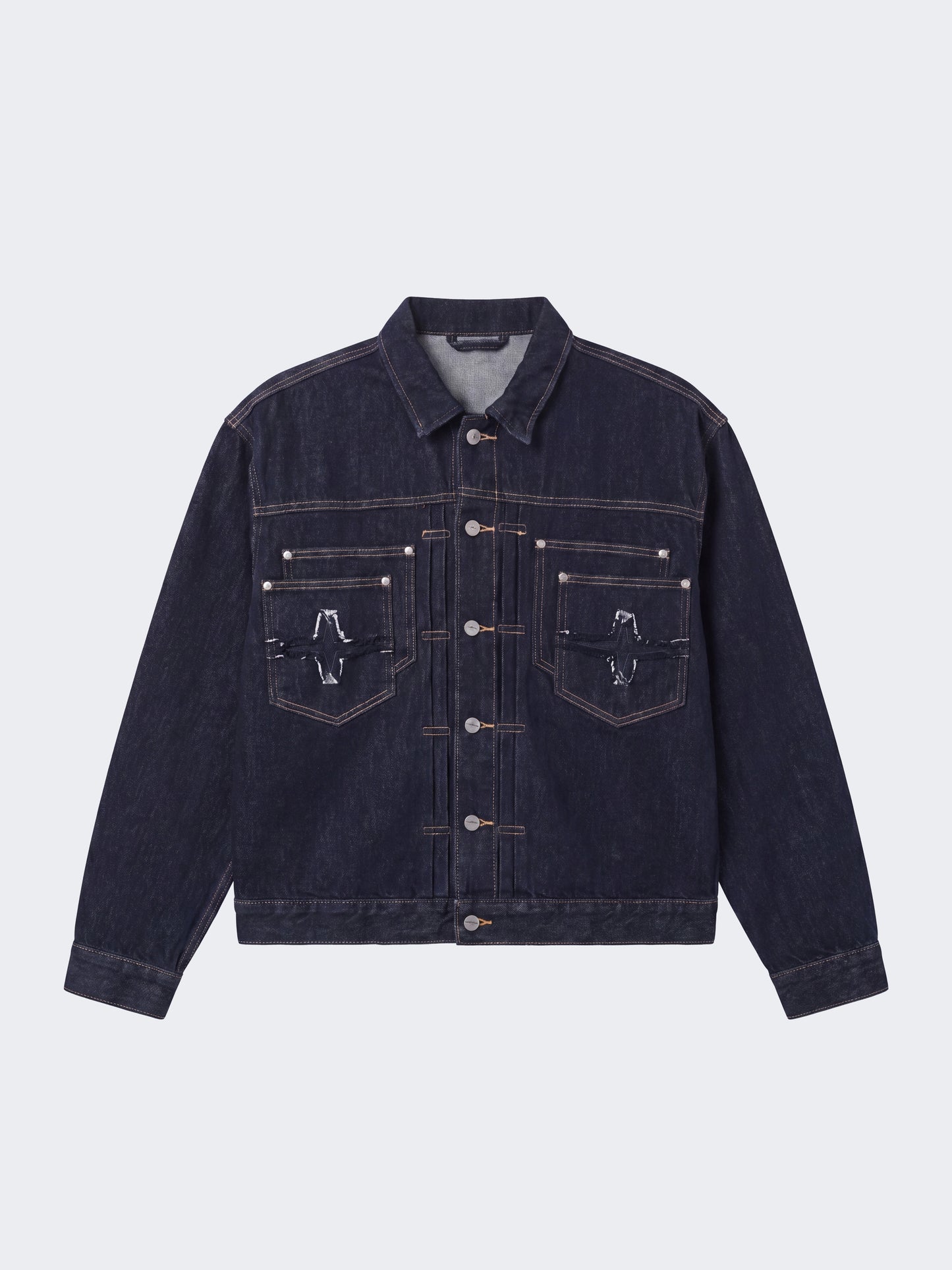 Raw denim jacket