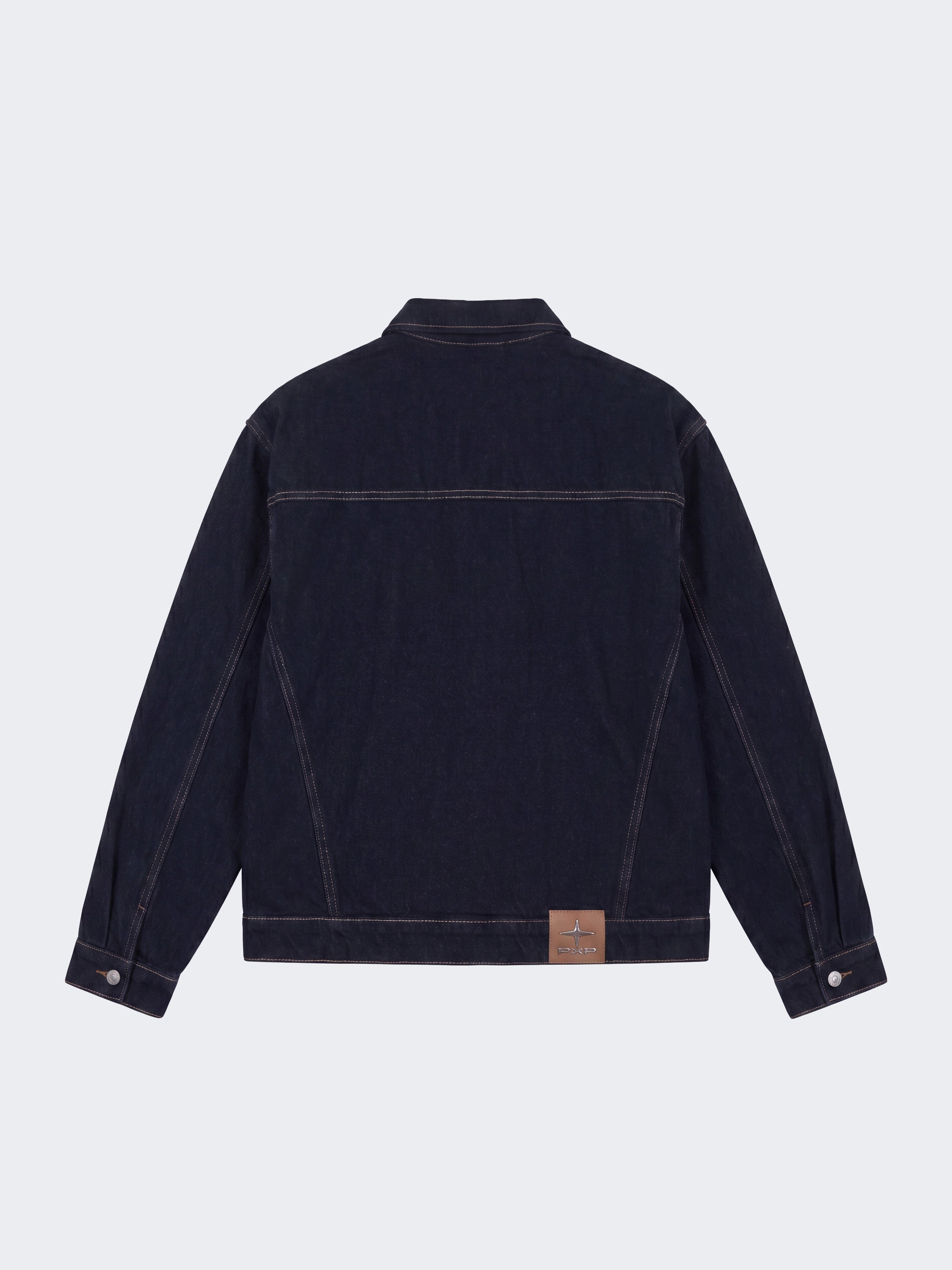 Raw denim jacket-7